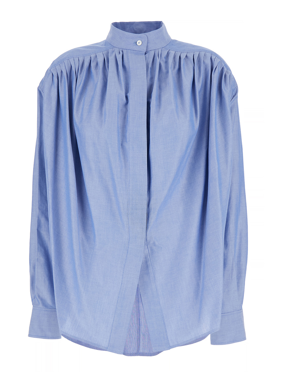 Light Blue Oxford Cotton Blouse