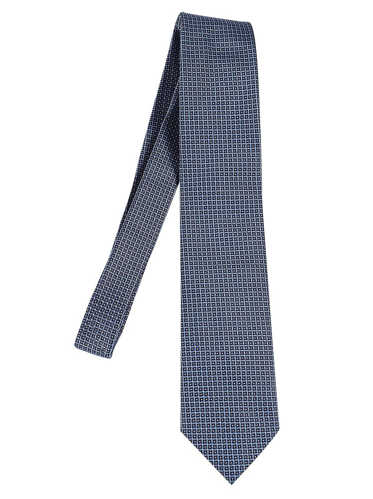 Pattern Jacquard Pointed-tip Tie