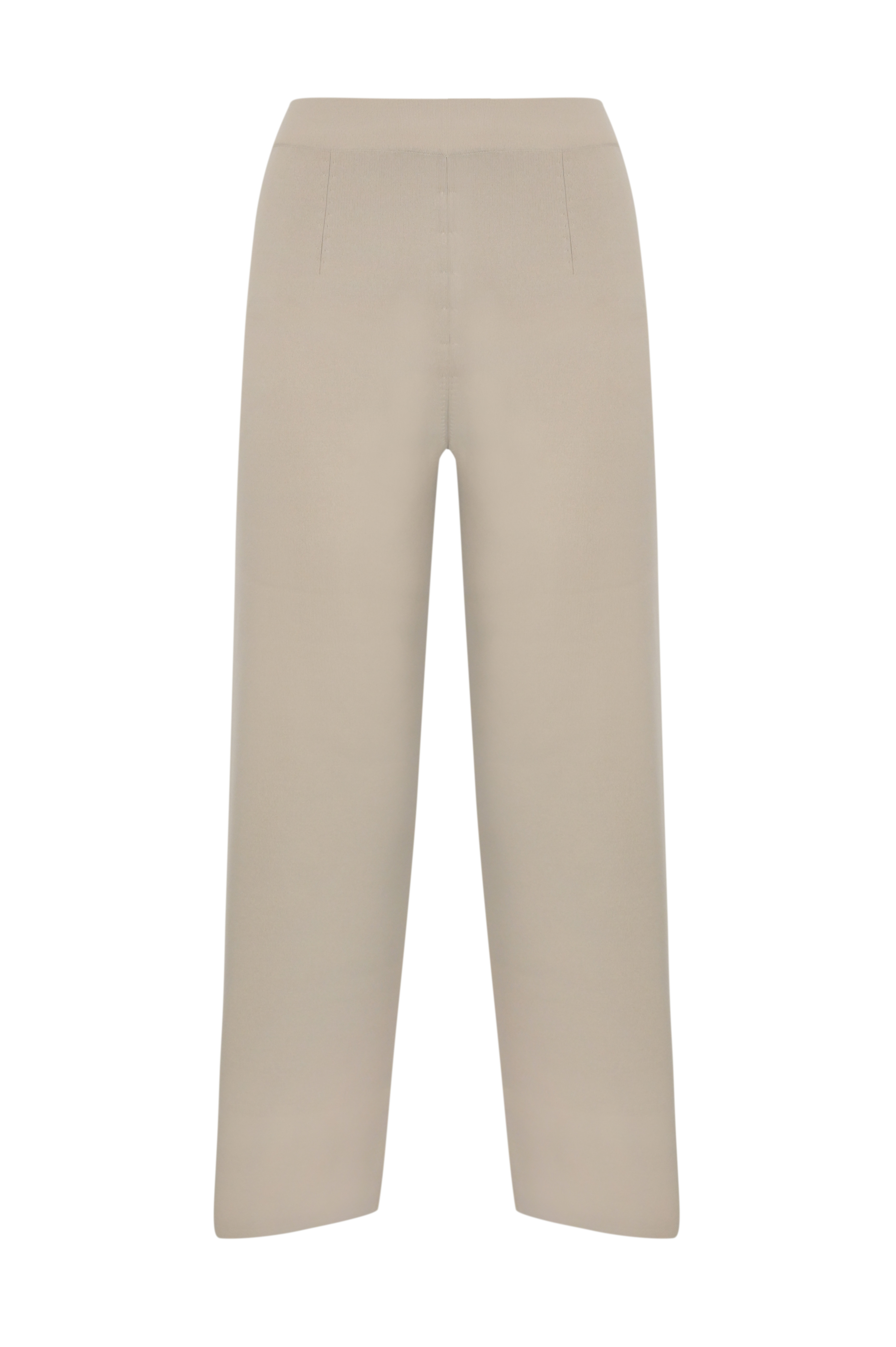 Cropped Trousers In Viscose Crepe