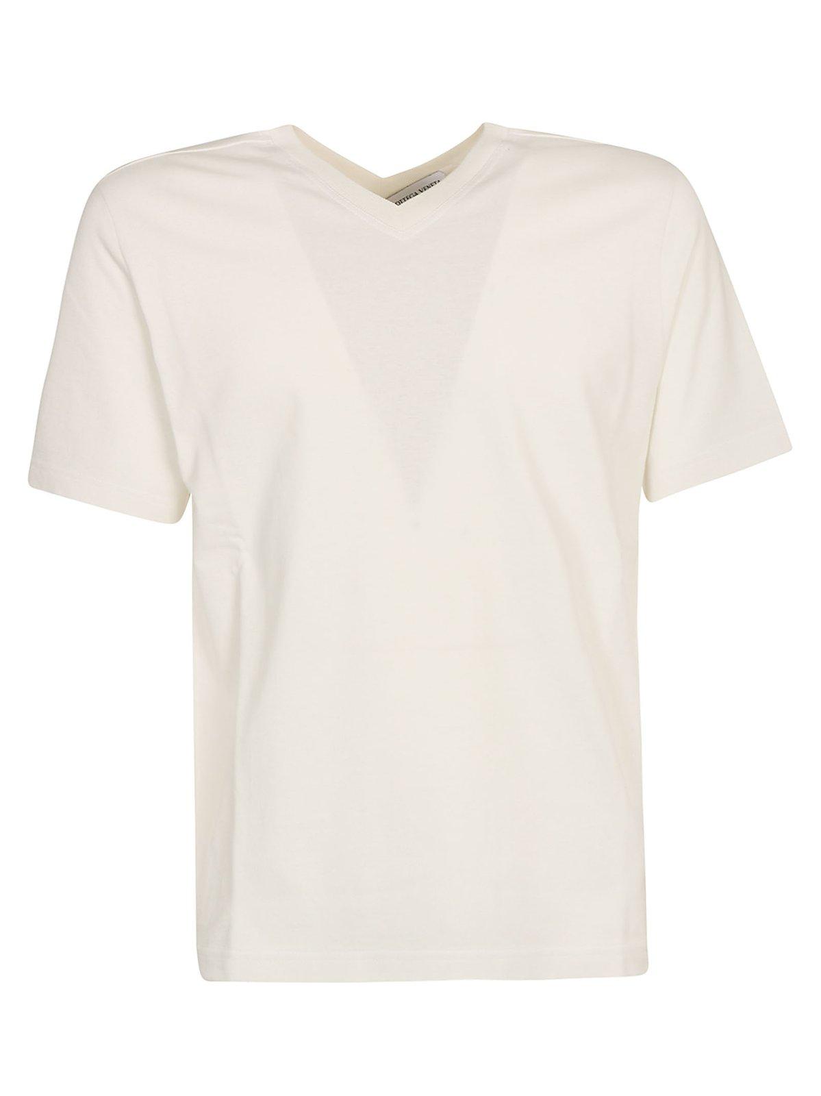 Double V-neck T-shirt