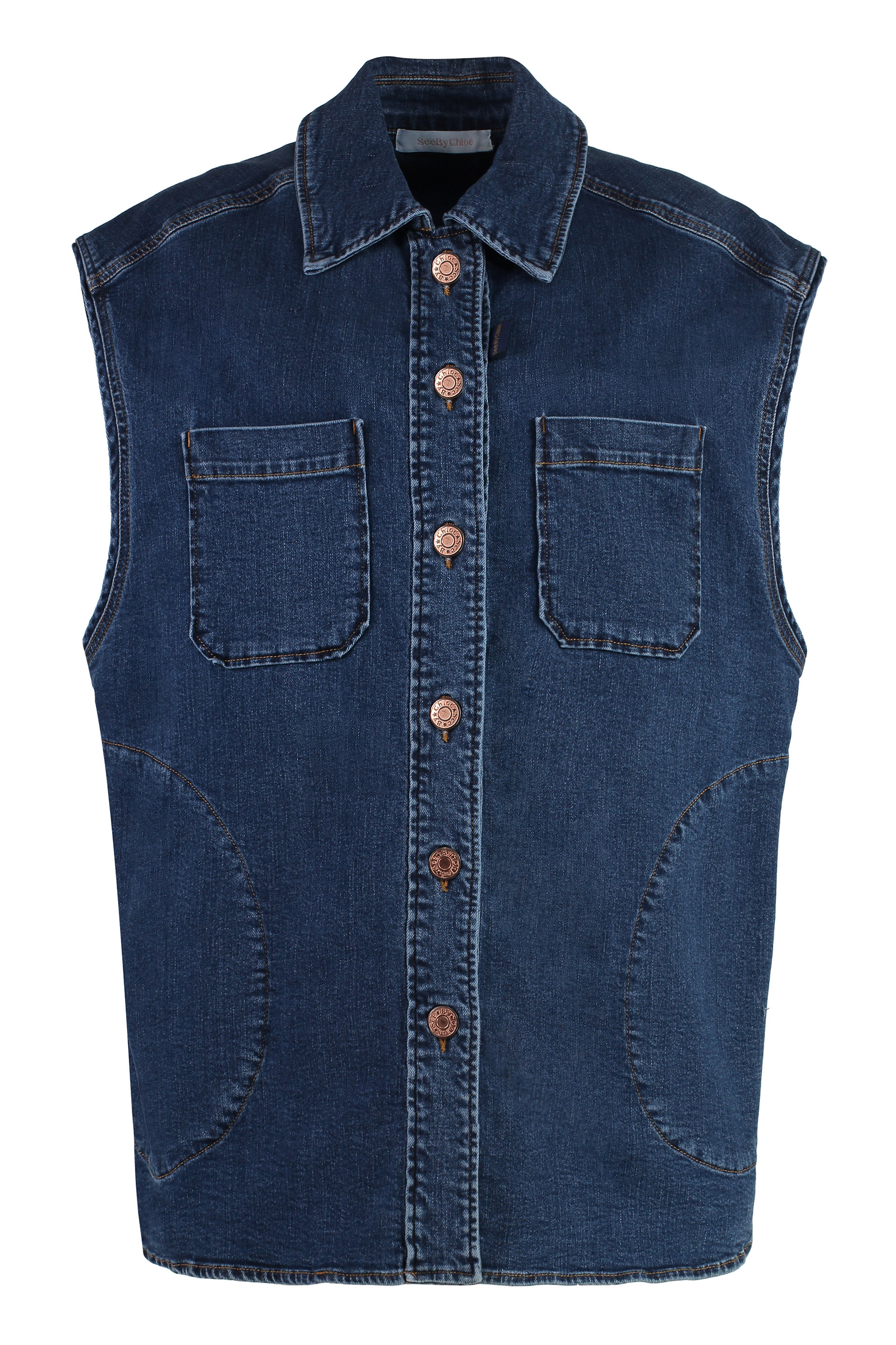 See by Chloé Denim Vest