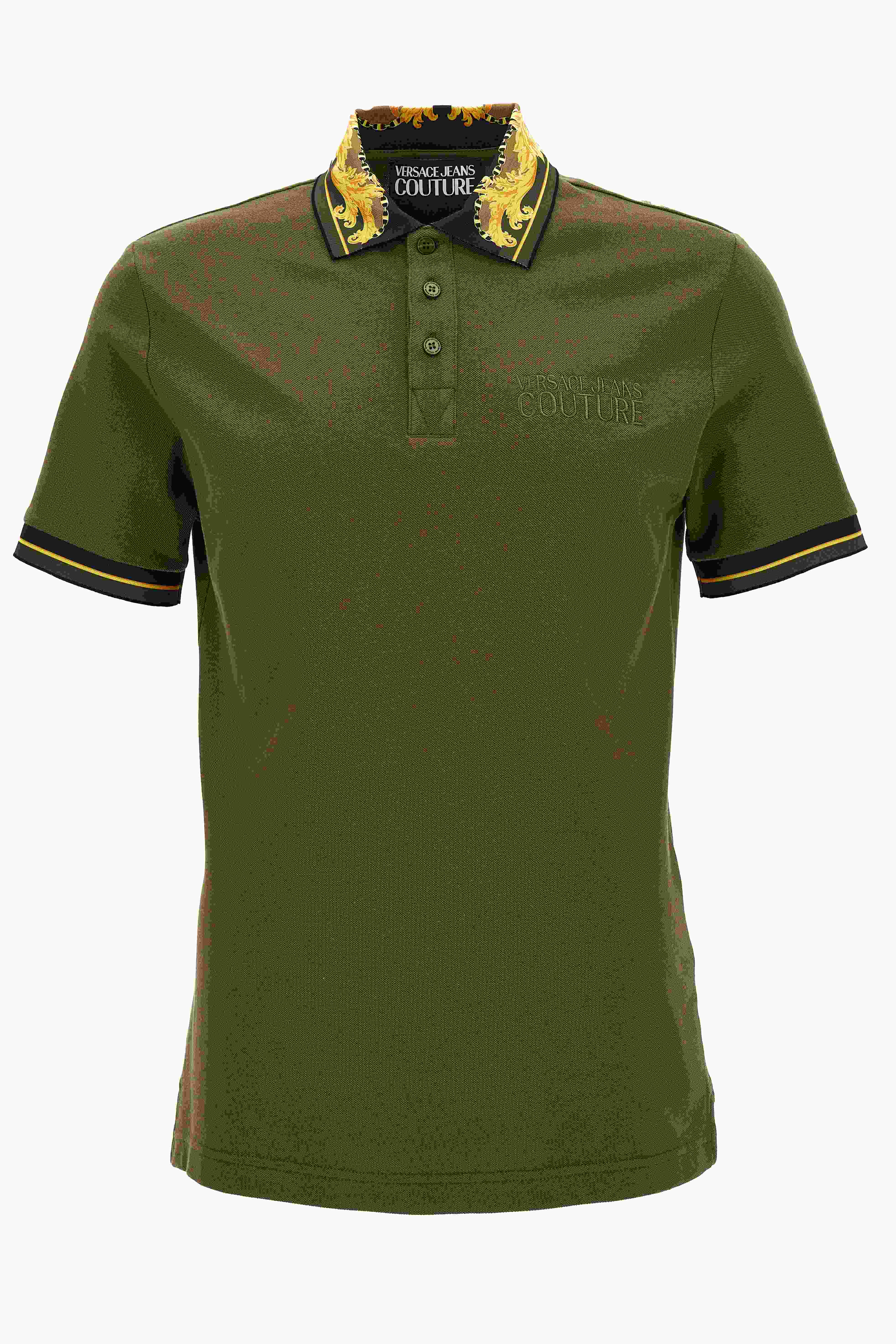 Baroque-pattern Polo Shirt