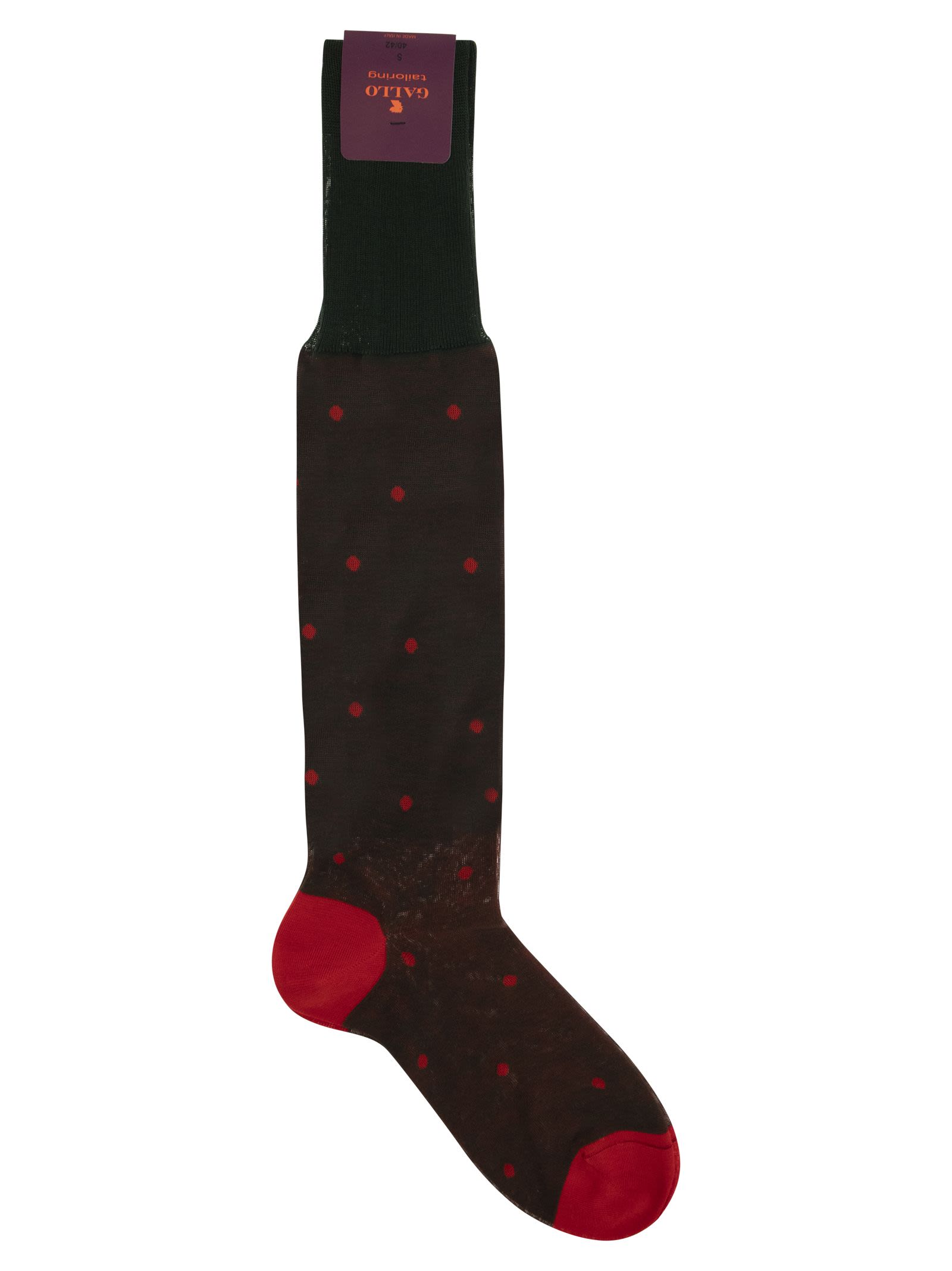 Polka Dot Cotton Long Socks