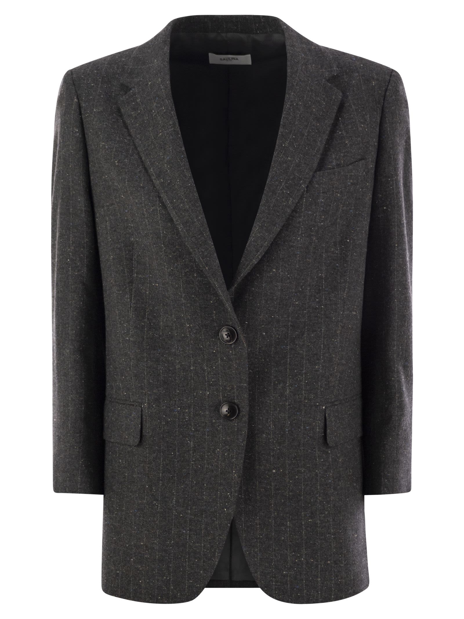 Antonia - Single-breasted Jacket In Wool Blend