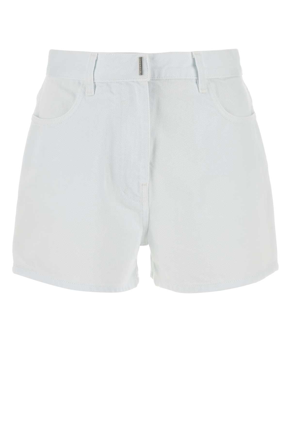 White Denim Shorts