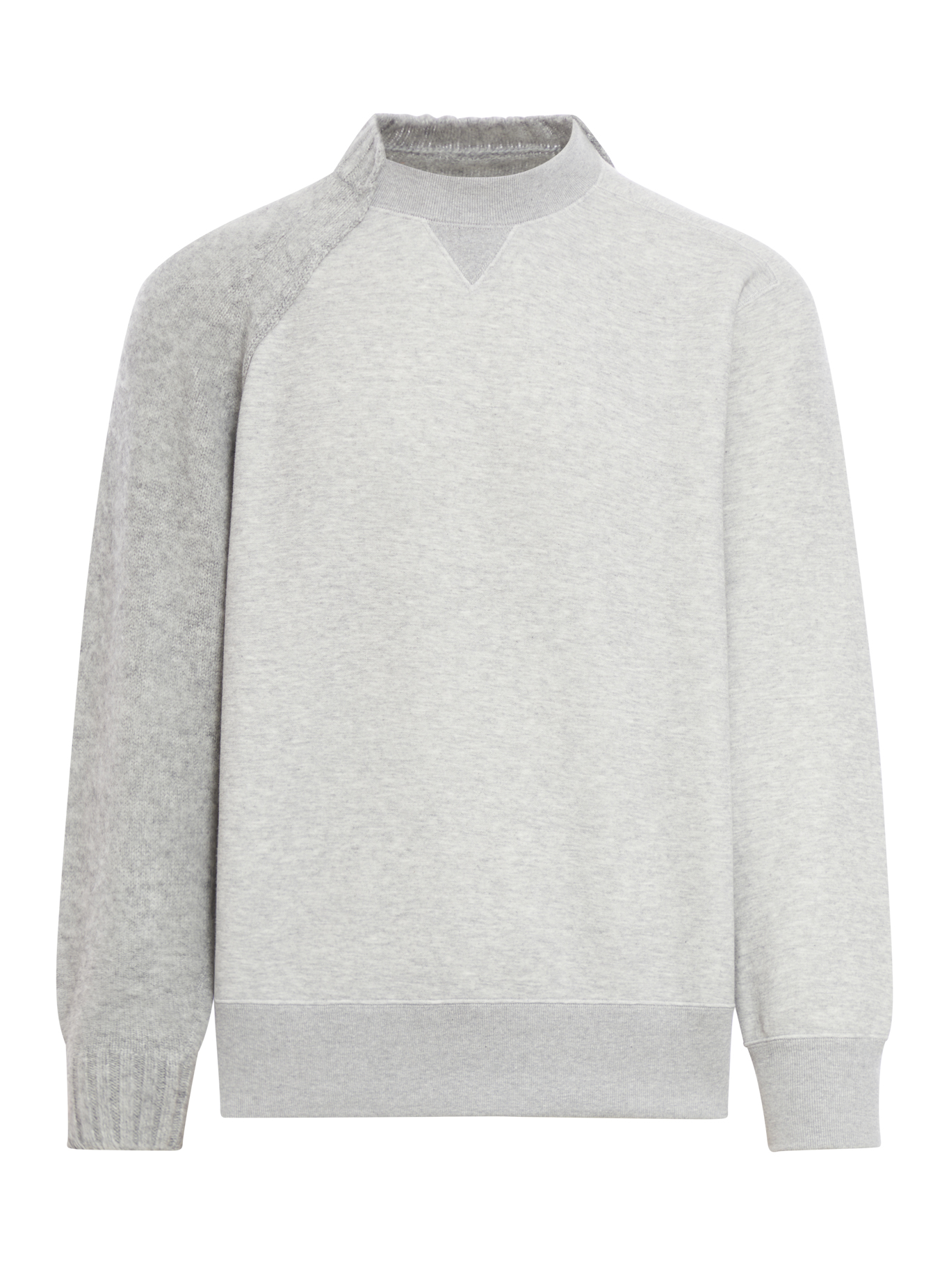 Panelled Crewneck Sweatshirt