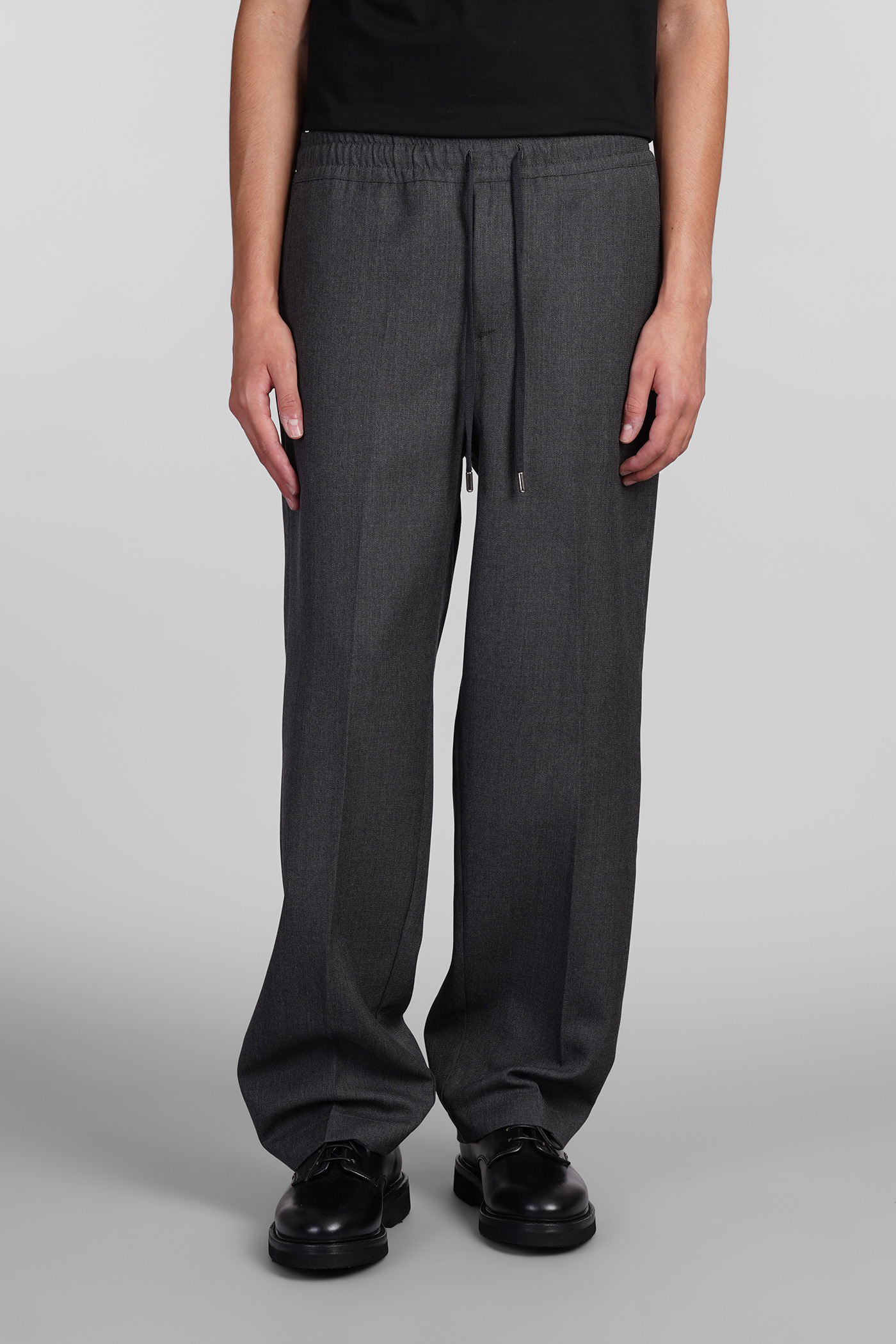 Pajama Pants In Grey Wool