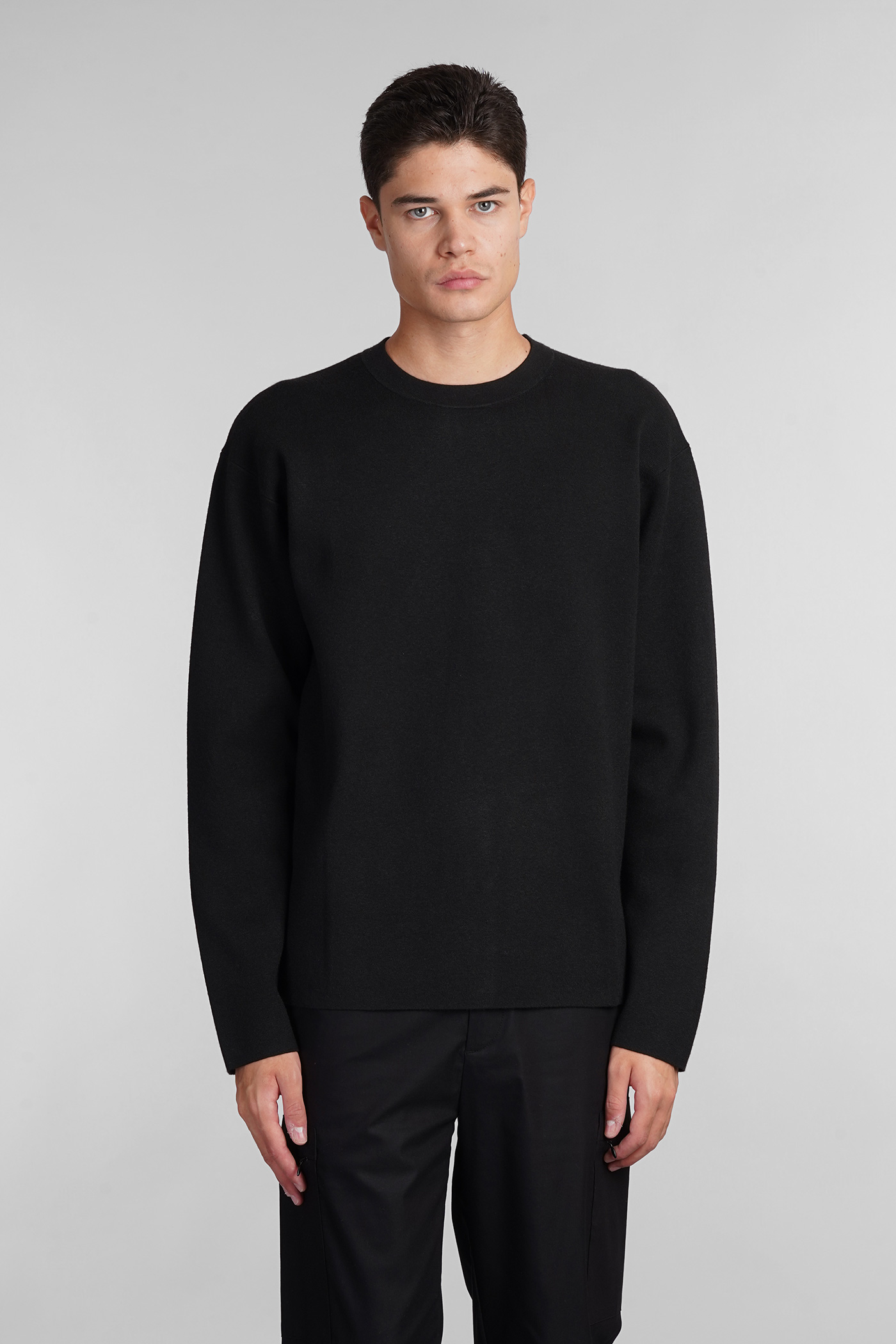 Sweatshirt In Black Viscose