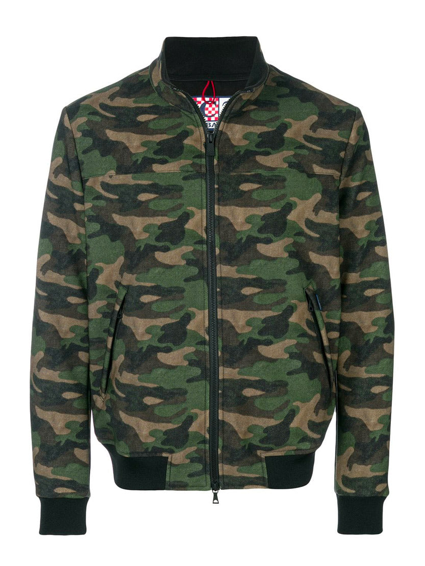 Man Mid-weight Camouflage Bomber Jacket Traveler