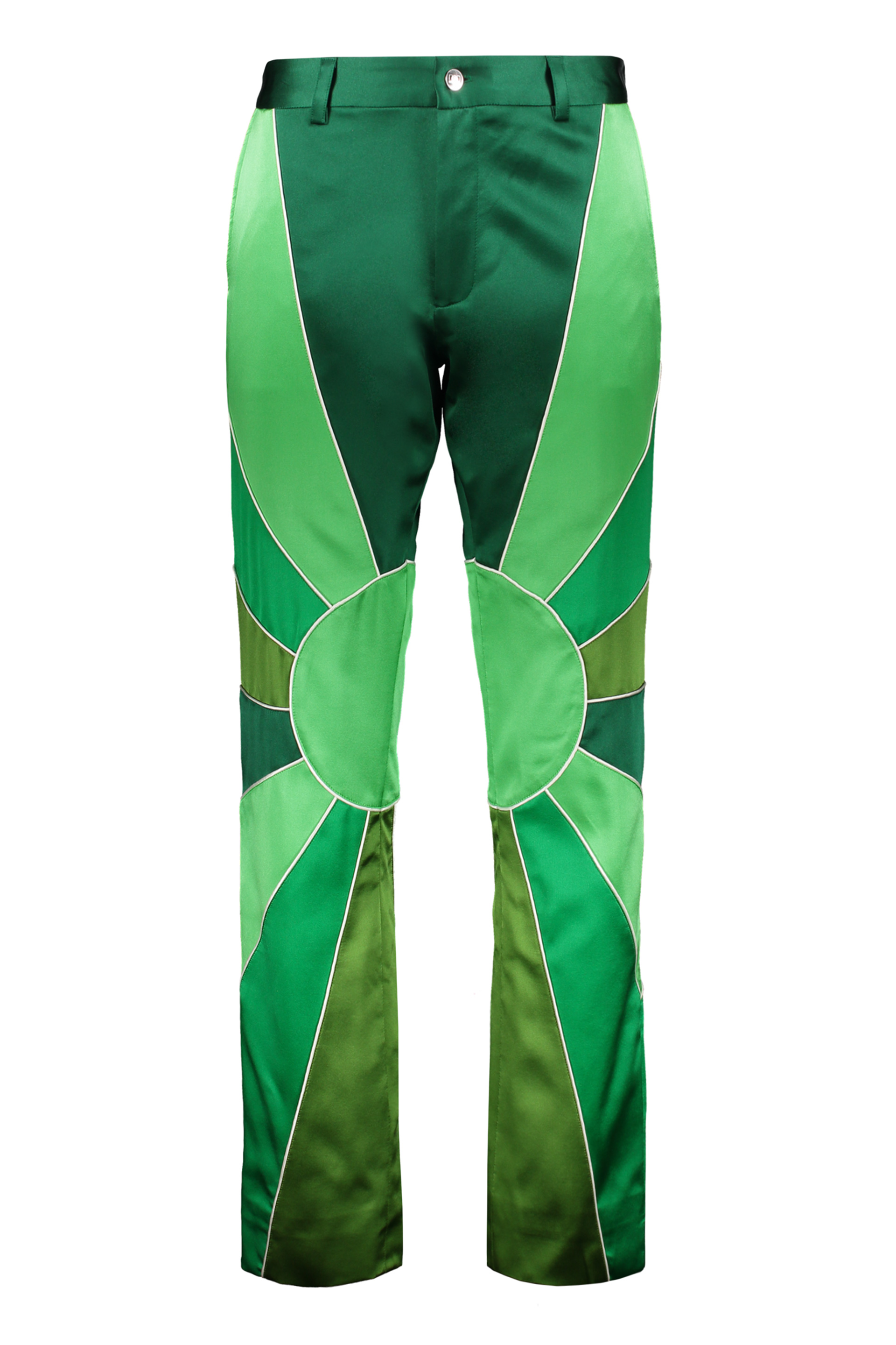 Nahmias Sunshine Silk Trousers In Green