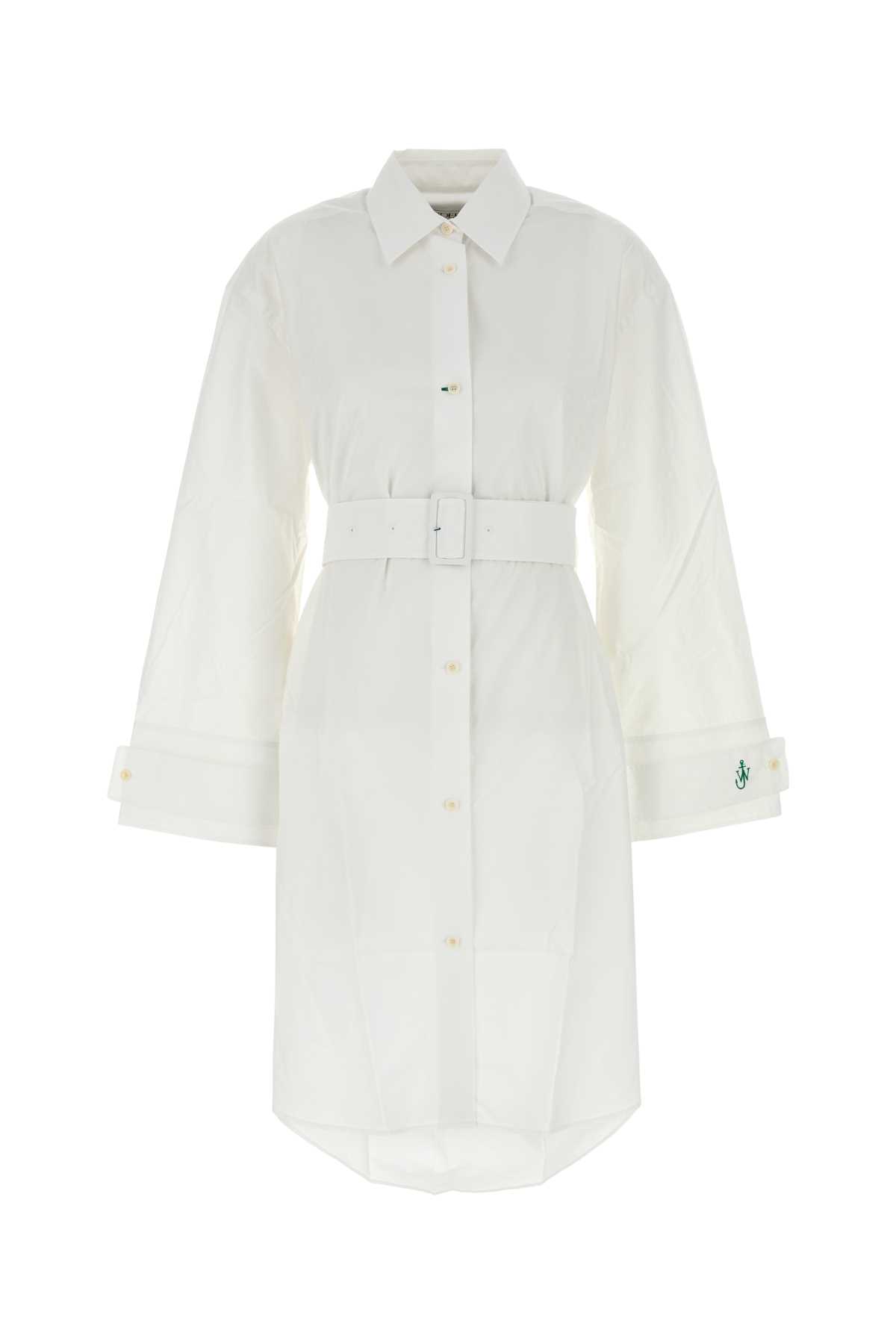 J.W. Anderson J. W. Anderson White Poplin Shirt Dress