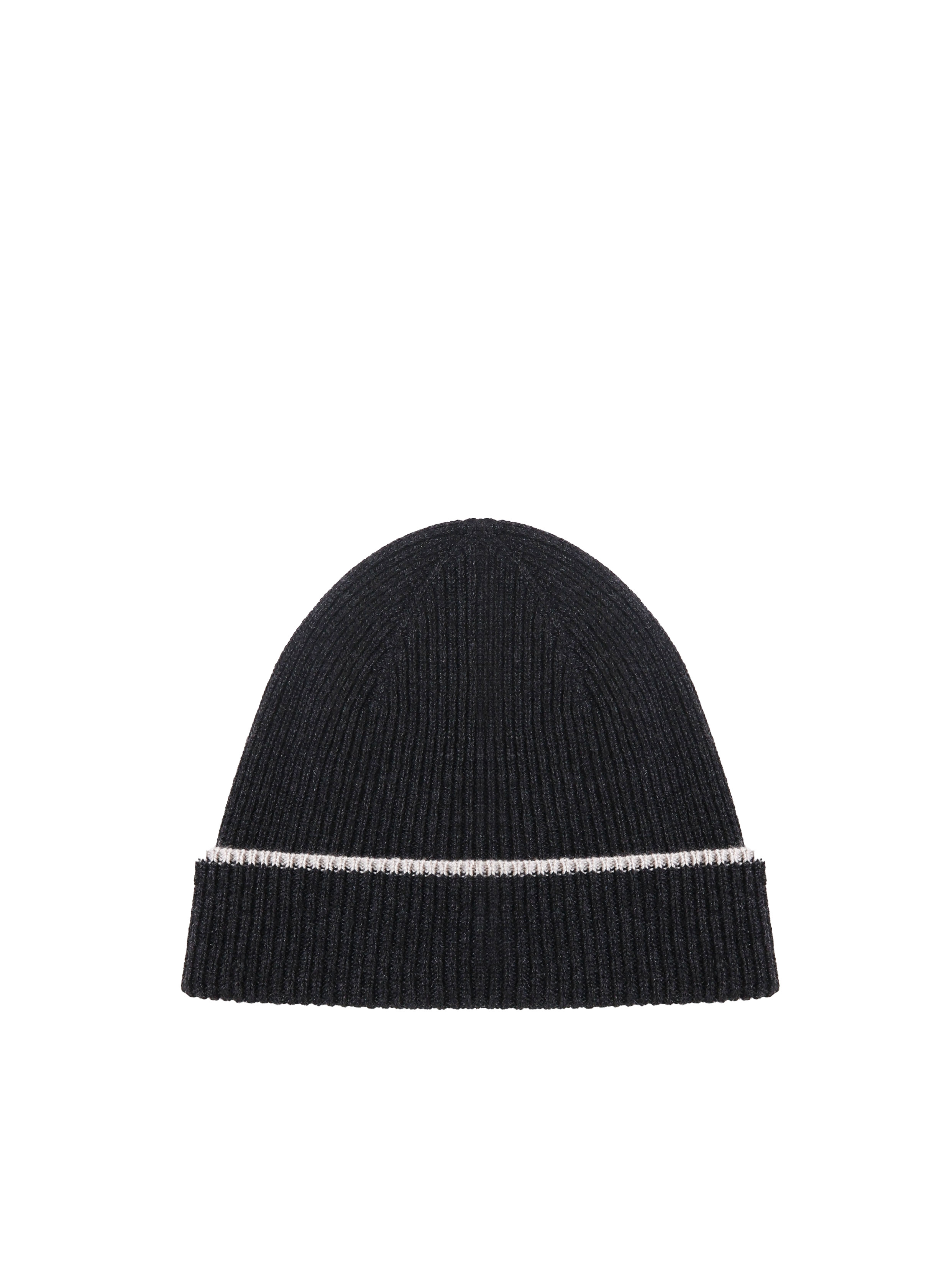 Beanie With Ribbed Cuff