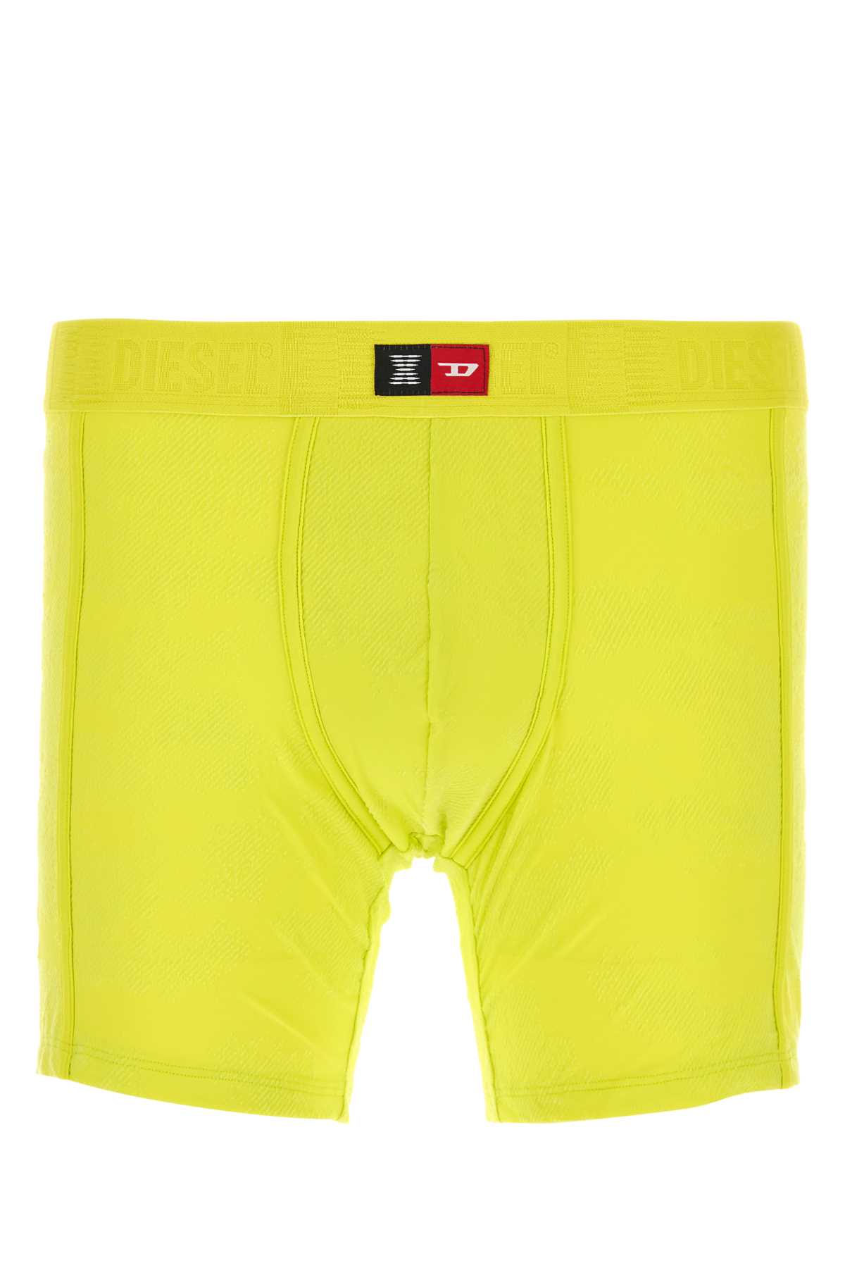 Fluo Yellow Stretch Nylon Diesel X Savage X Fenty Boxer