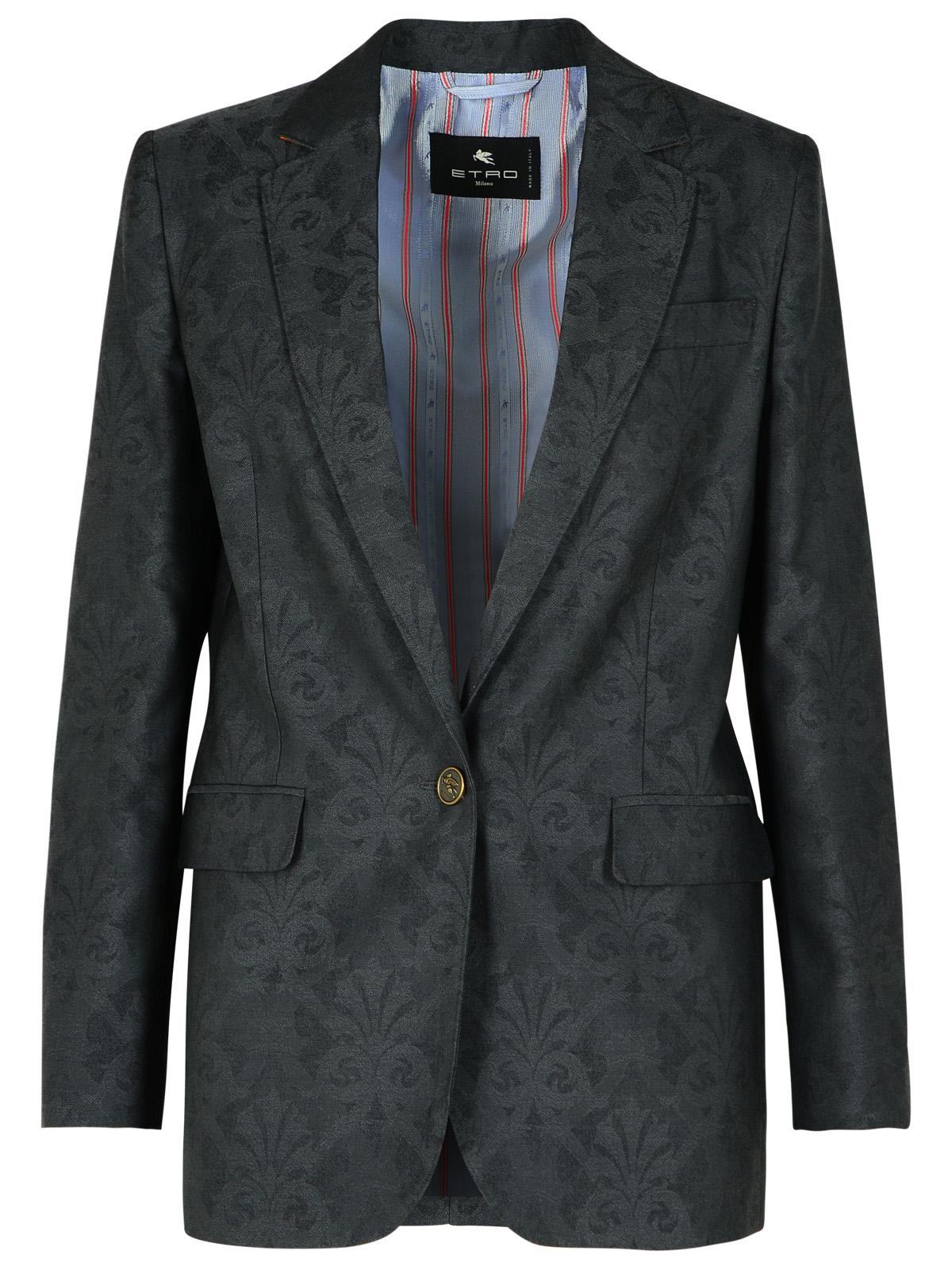 Grey Wool Blazer