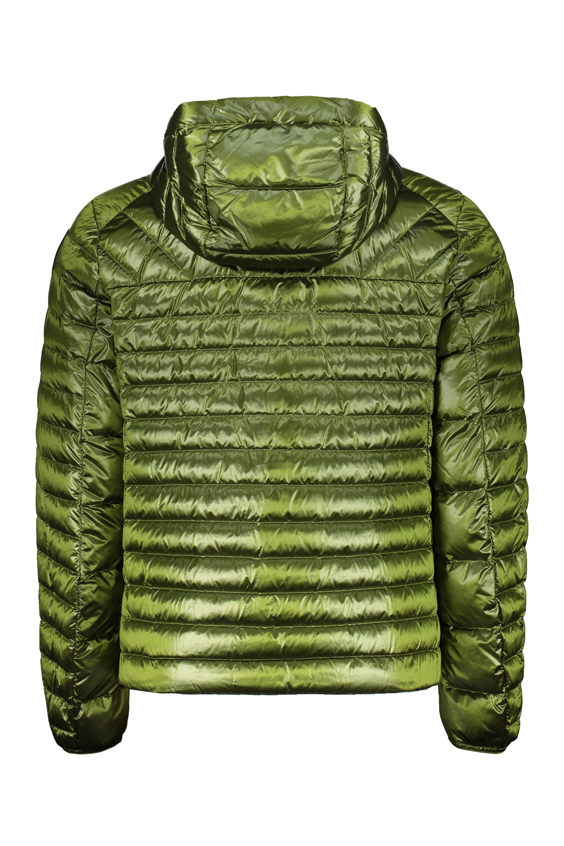 Parajumpers Miroku Hooded Down Jacket In Green