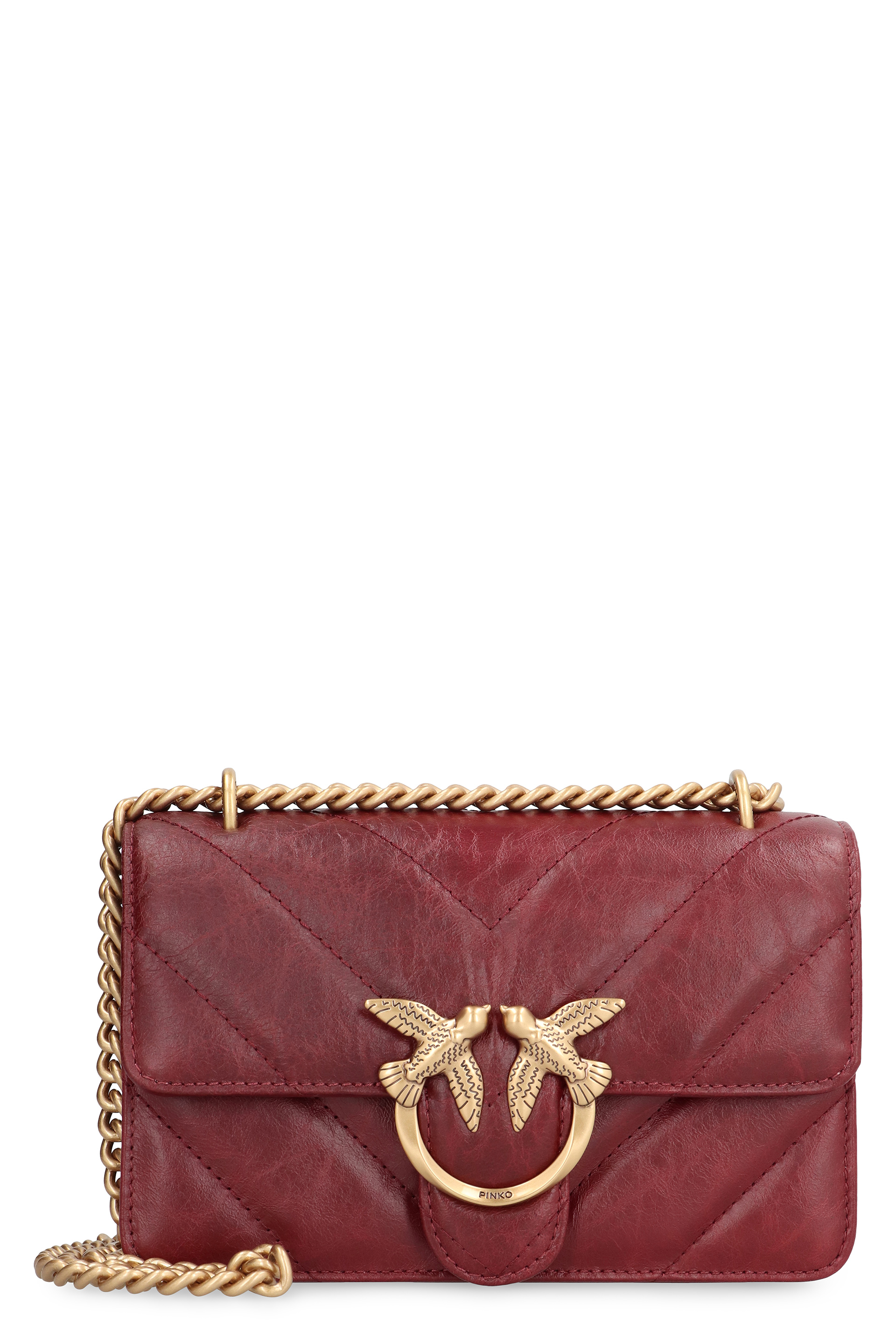 Love Bag Leather Mini Crossbody Bag