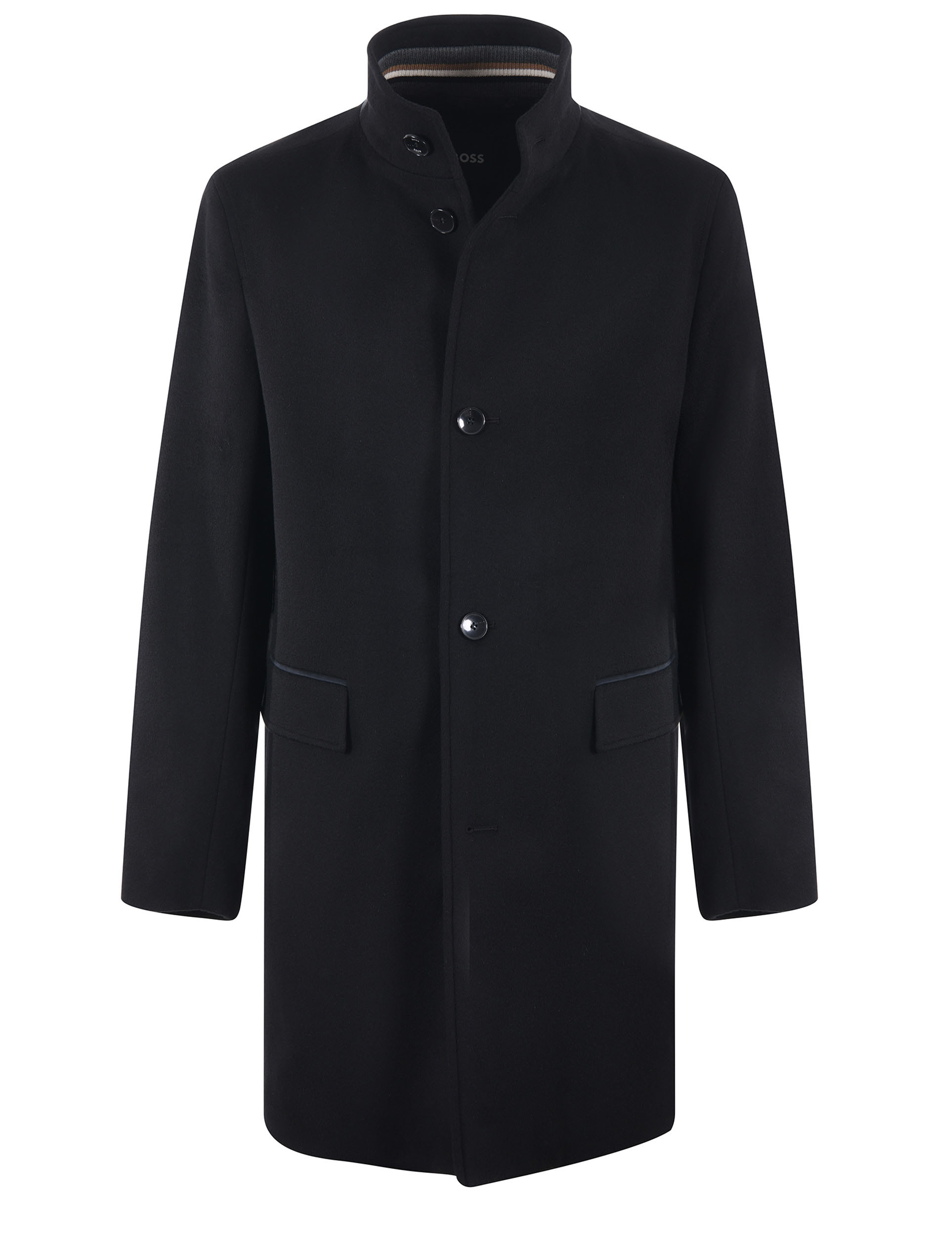 Boss Coat In Wool And Cashmere