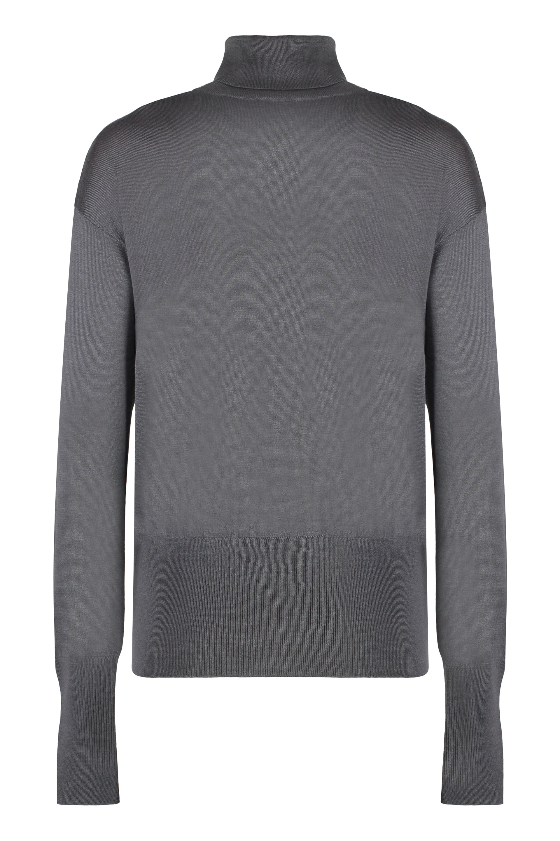 Malo Silk-cashmere Blend Pullover In Grey