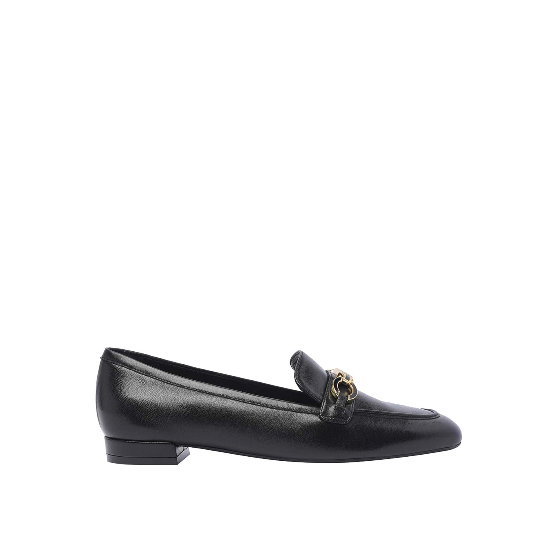 Signature Square Leather Loafers