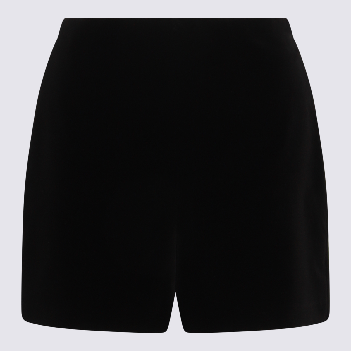 Black Cotton Shorts