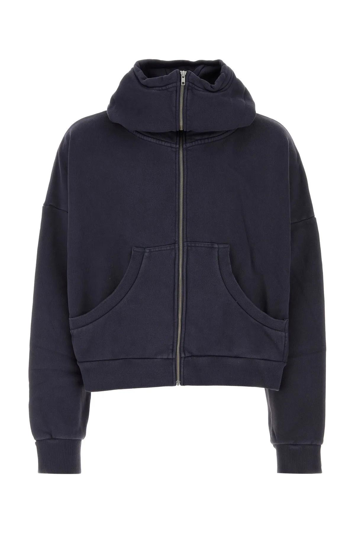 Midnight Blue Cotton Oversize Sweatshirt