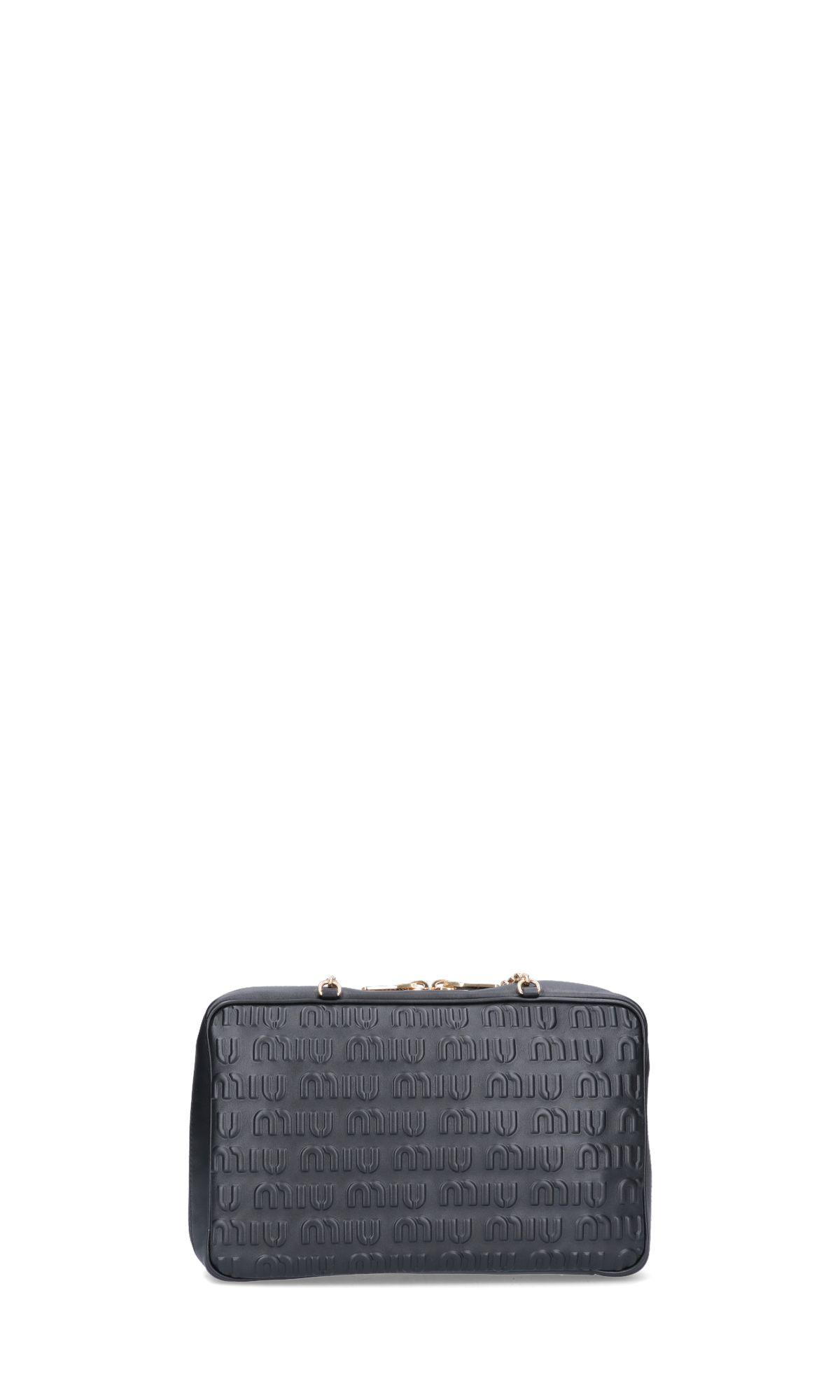 Logo Embossed Shoulder Bag