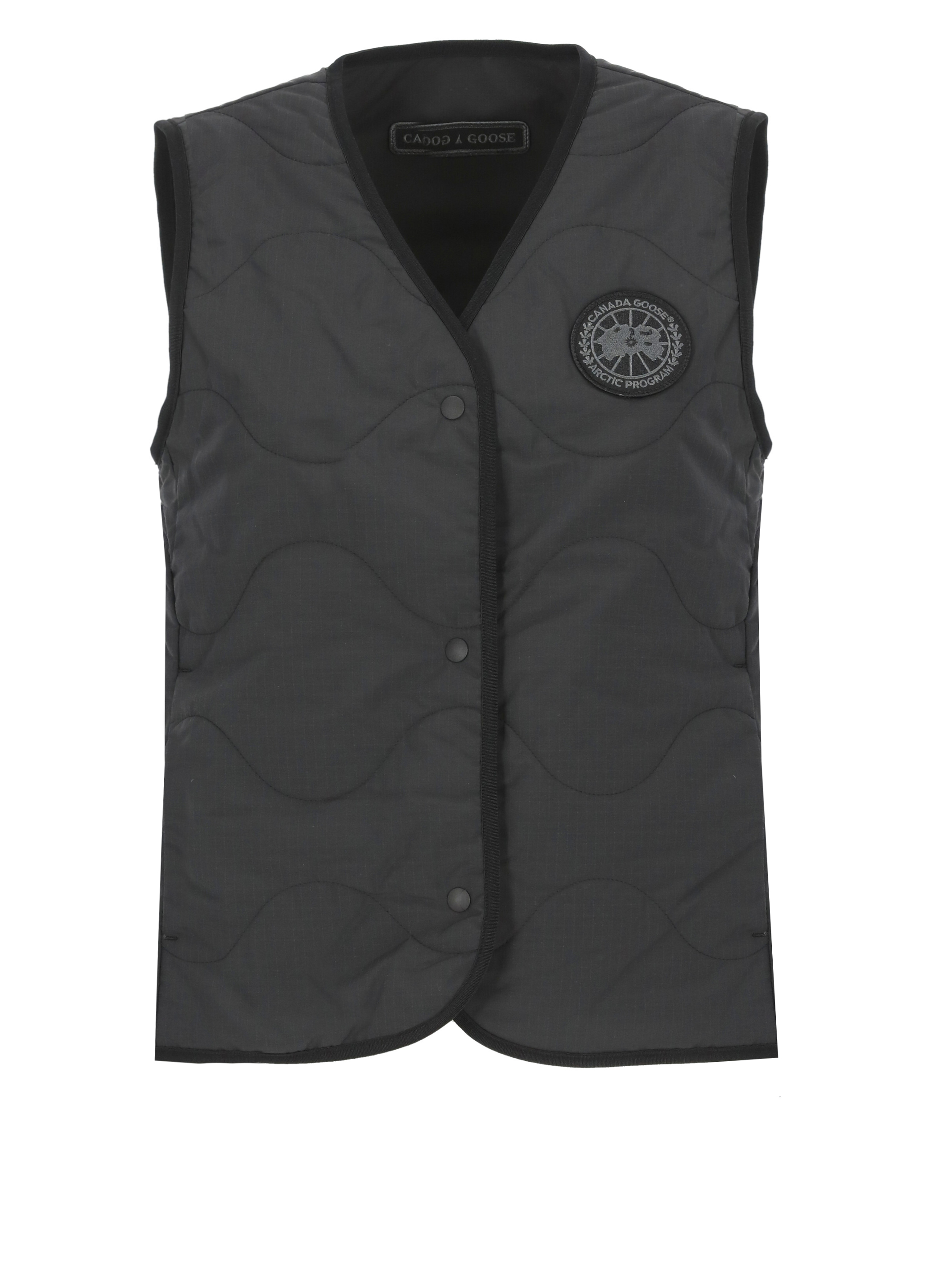 Sleeveless Quilted With Logo