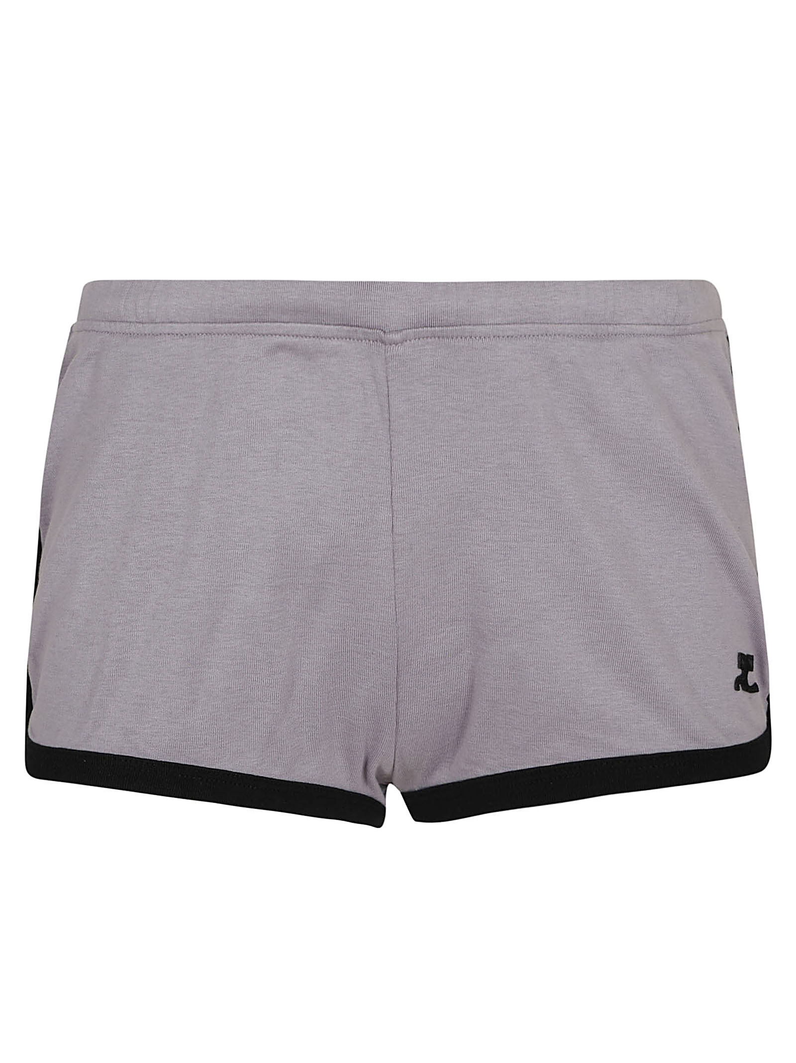 Courrèges Contrast Mini Shorts