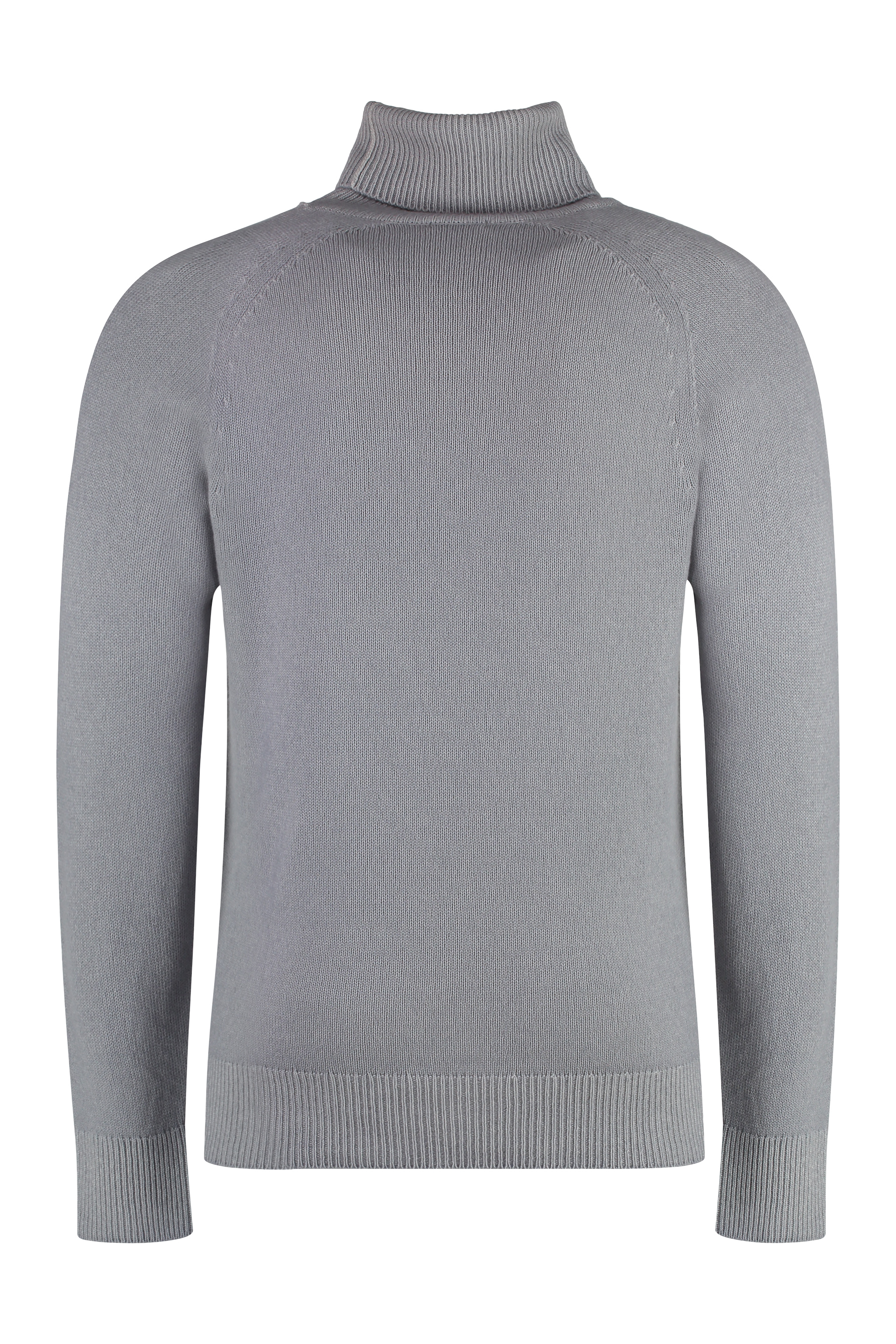 Malo Cashmere Turtleneck Sweater In Grey