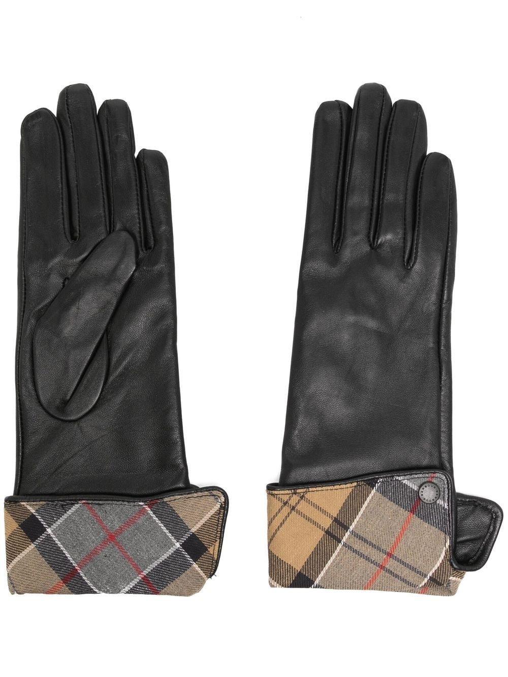 Jane Checked Detail Gloves