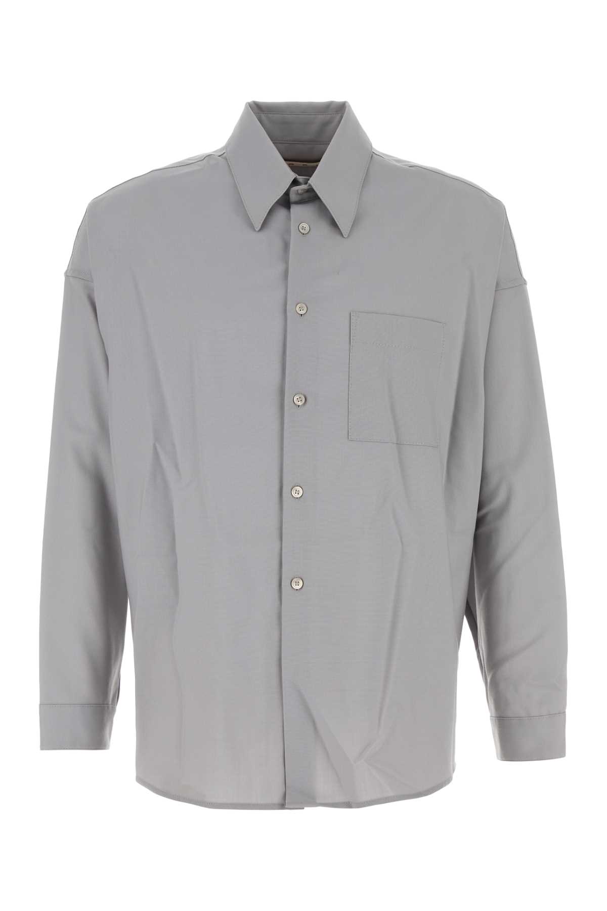 Grey Wool Shirt