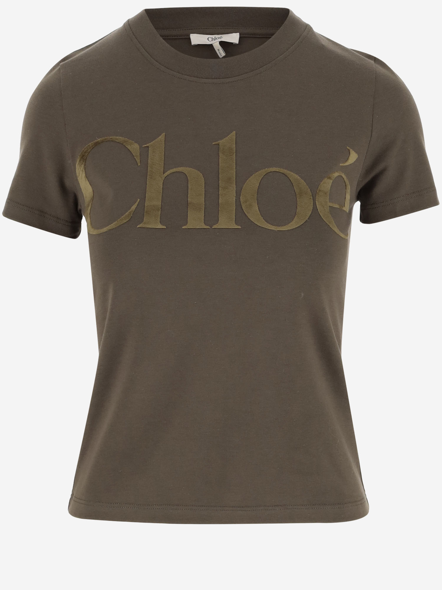 Chloé Cotton Jersey T-shirt With Logo