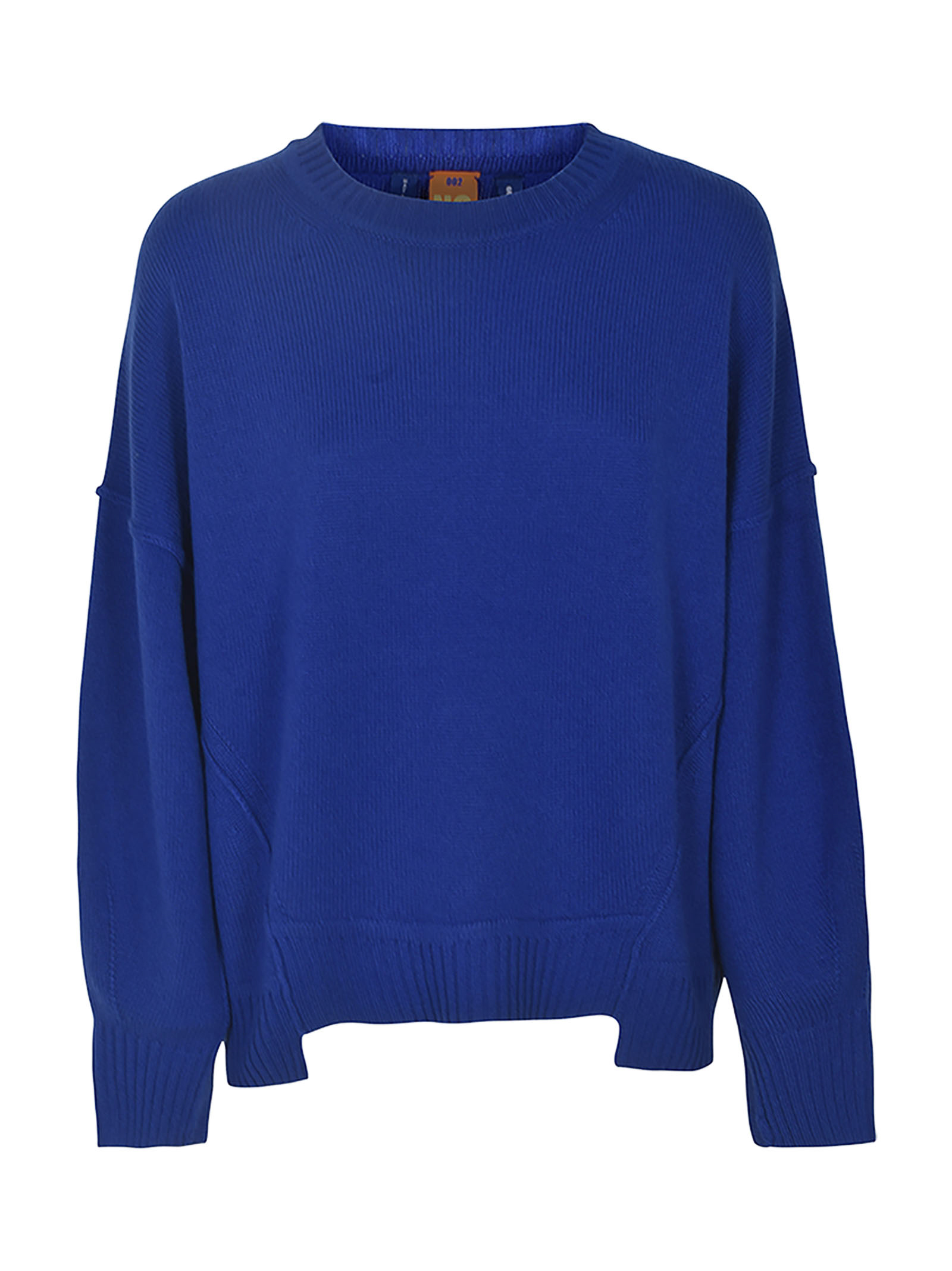 Crewneck Plain Knit Sweater