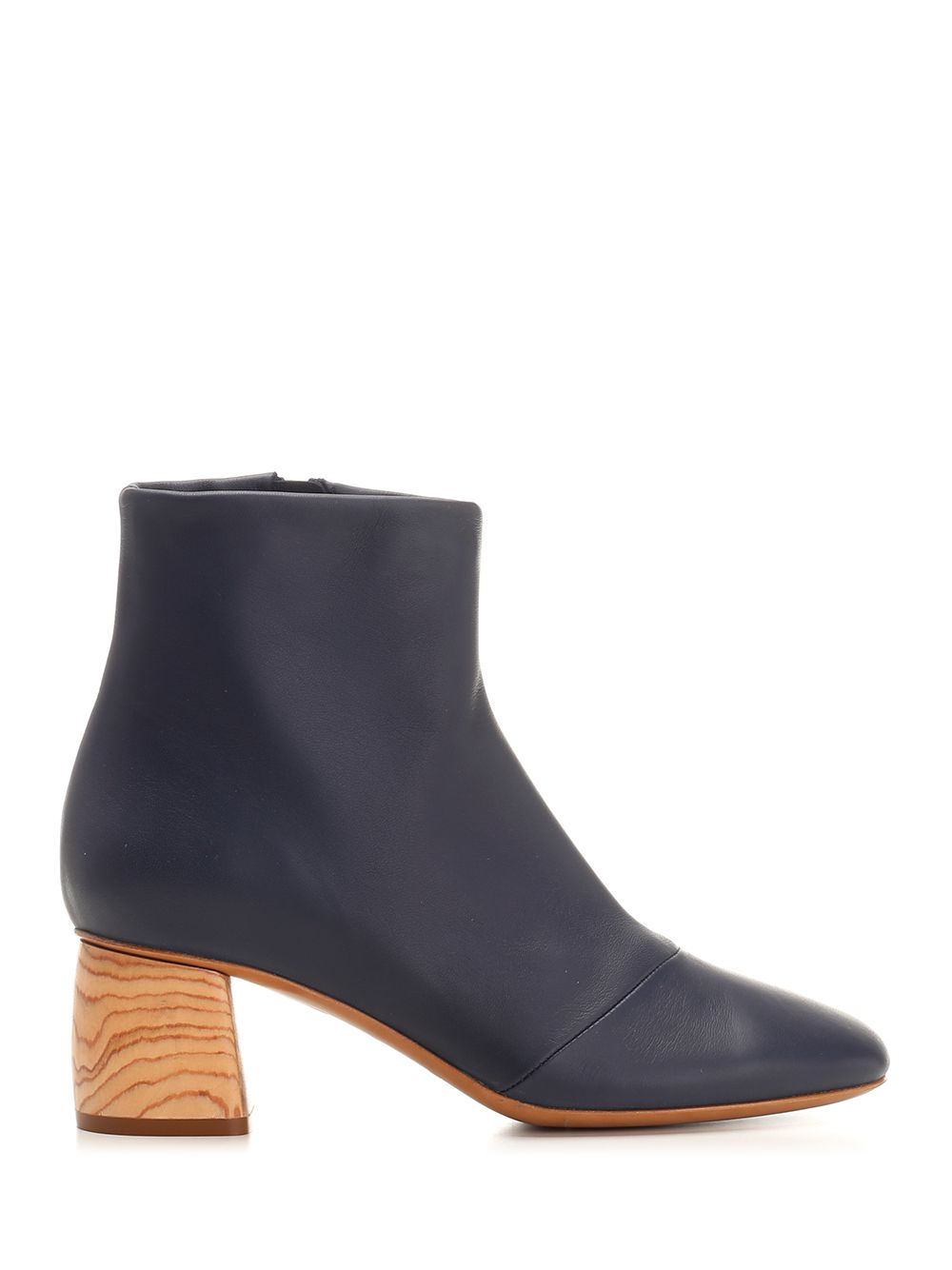 Forte_Forte Blue Leather Ankle Boots