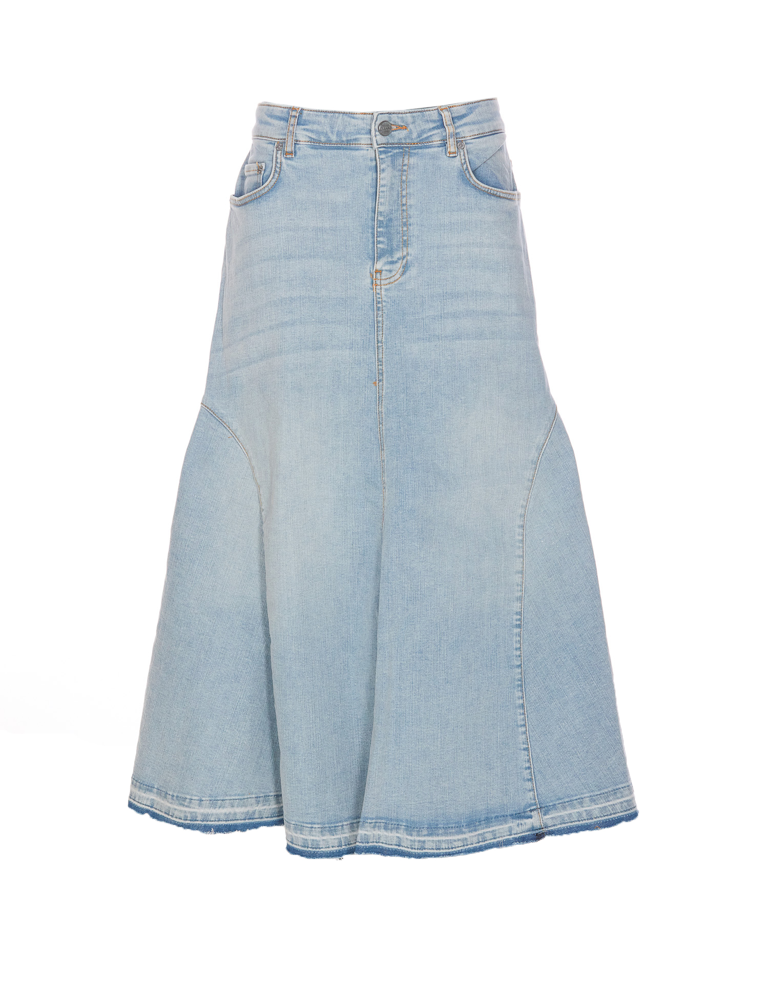 Denim Midi Skirt