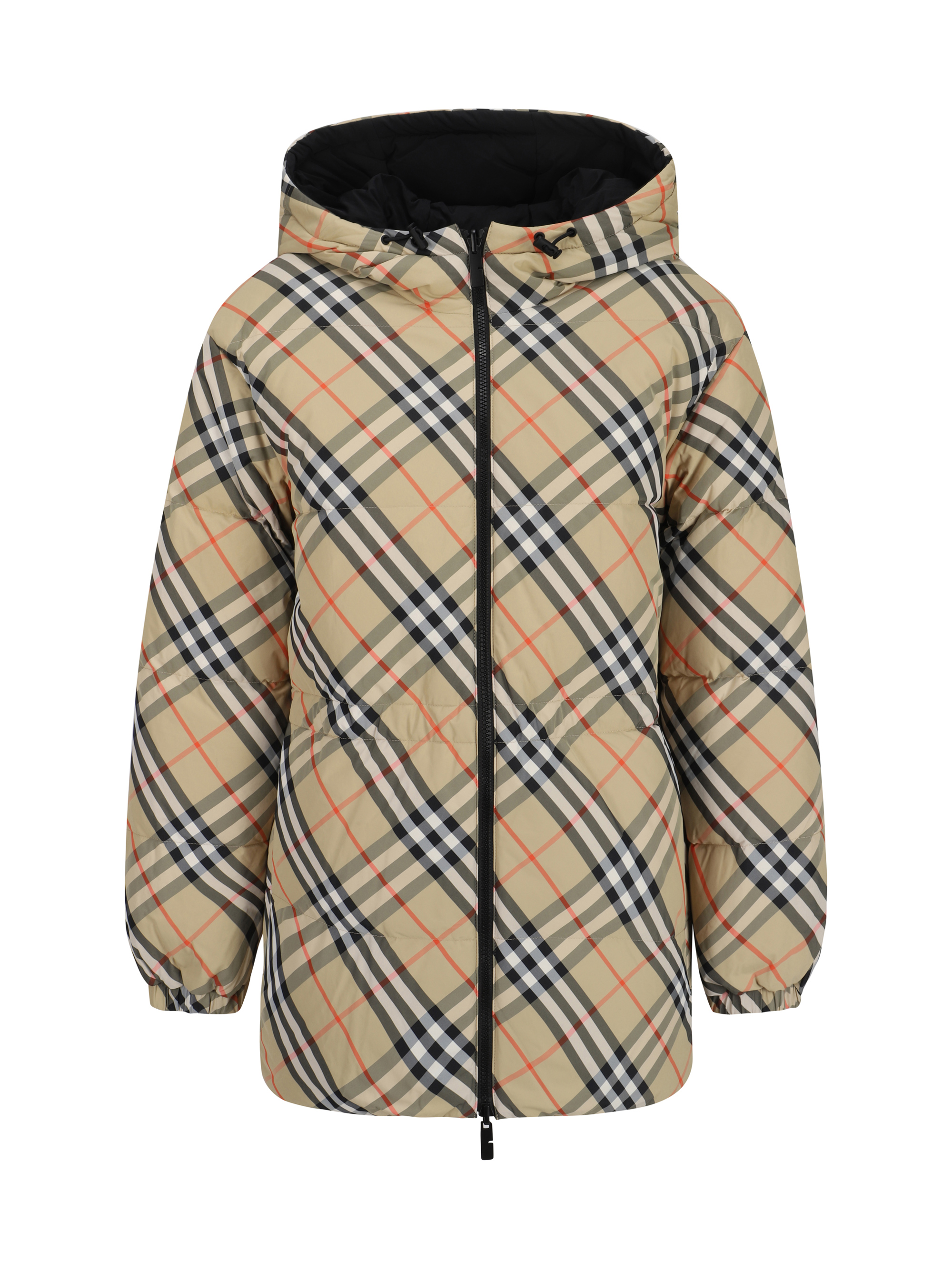 Printed Nylon Reversible Down Jacket