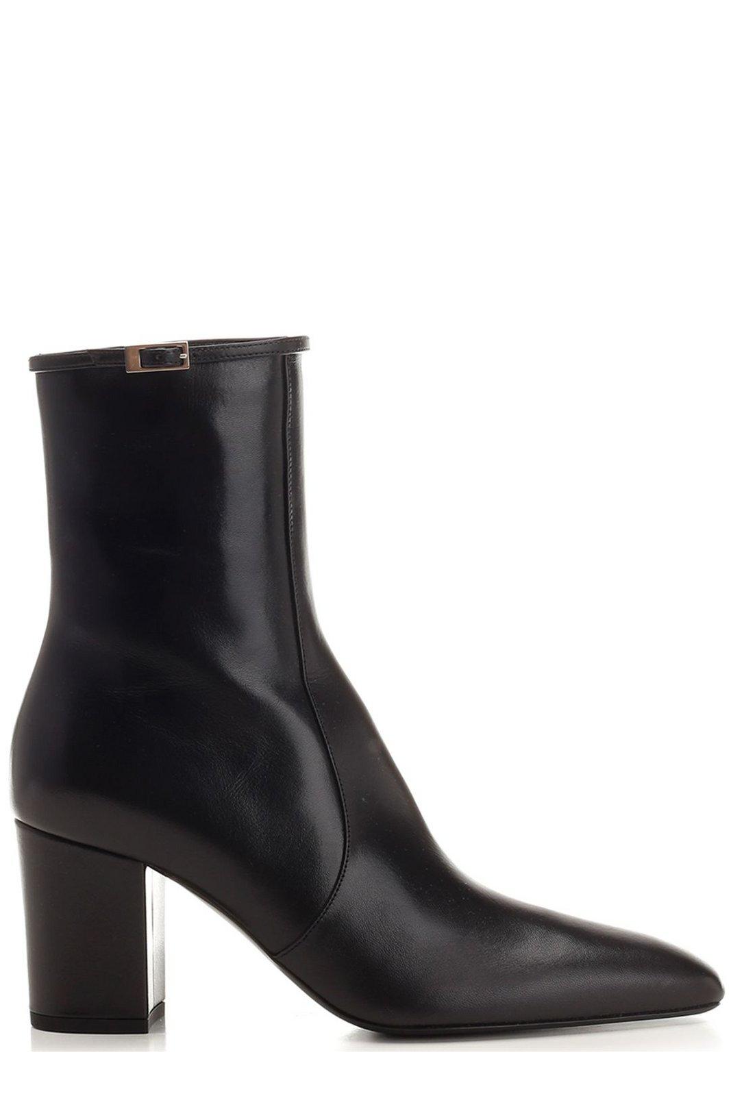 Square Toe Ankle Boots