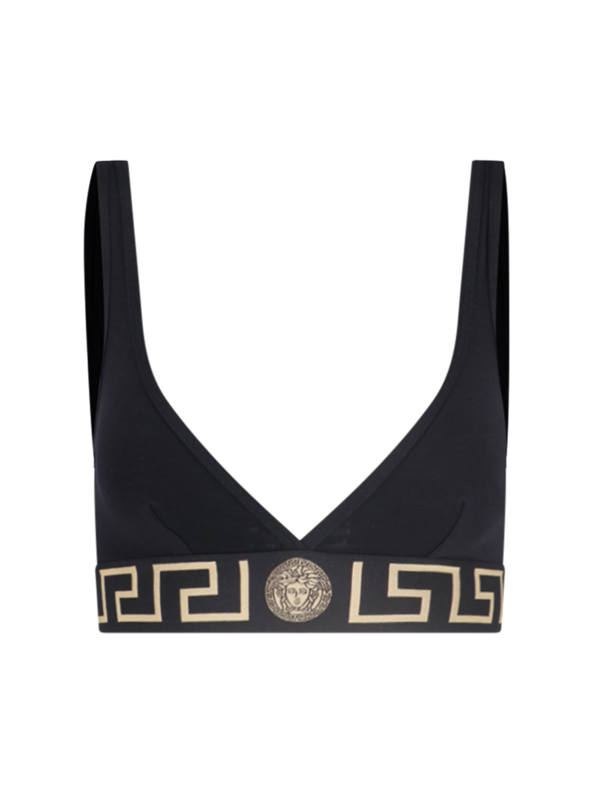 greca Print Triangle Bralette