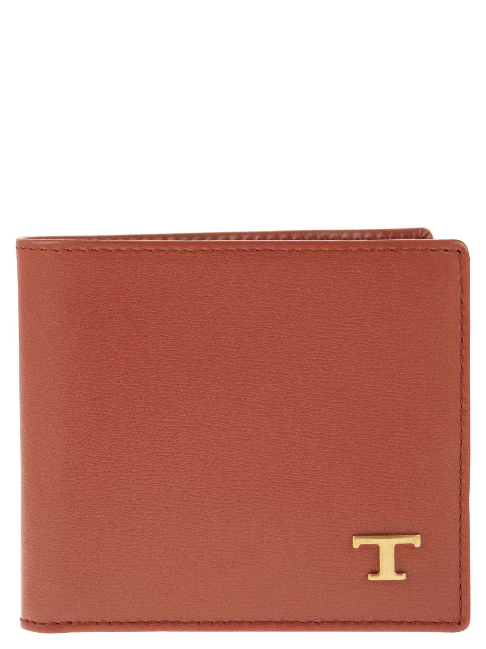 Leather Wallet With Logo