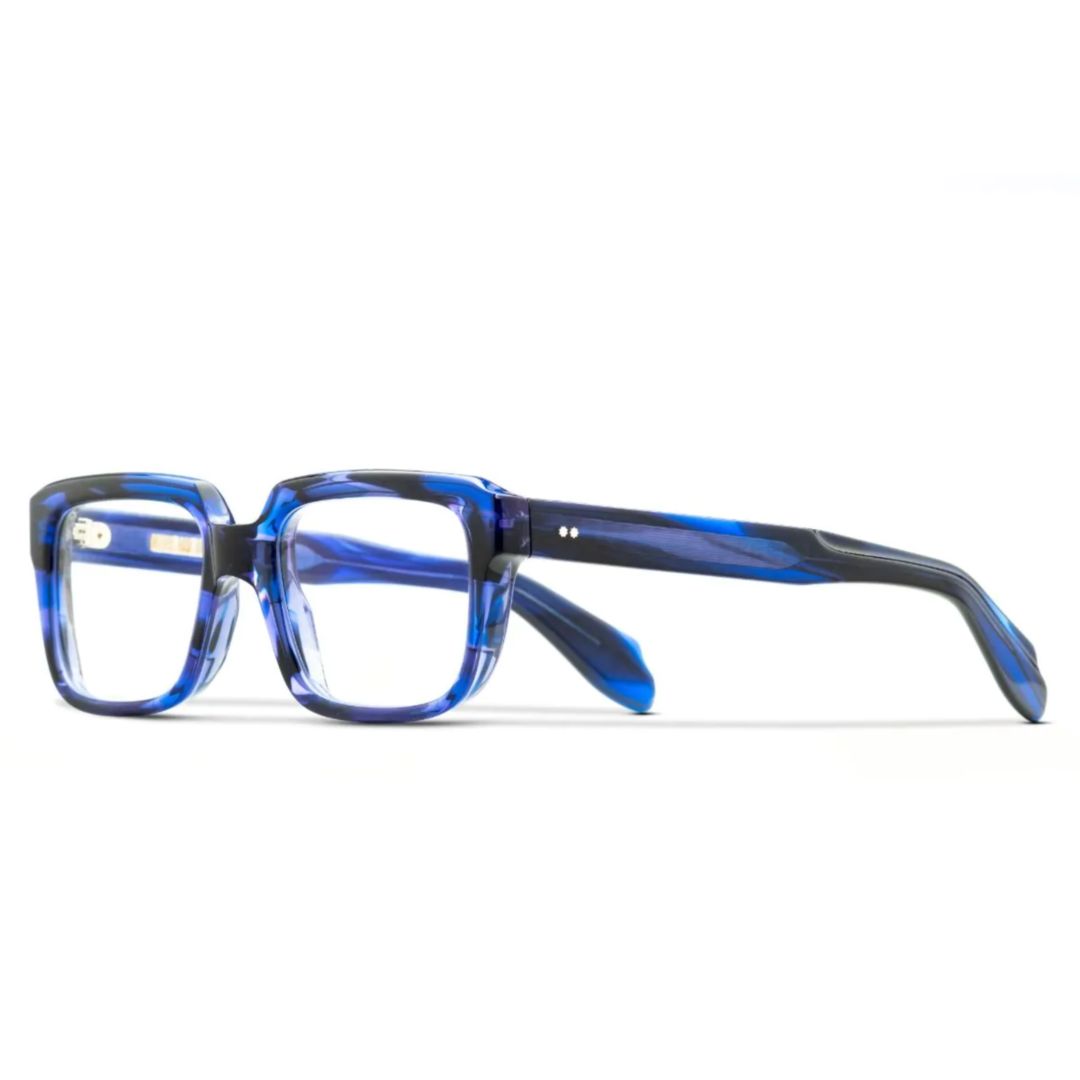 9289-04 54mm Striped Blue Havana Acetate Optical Glasses