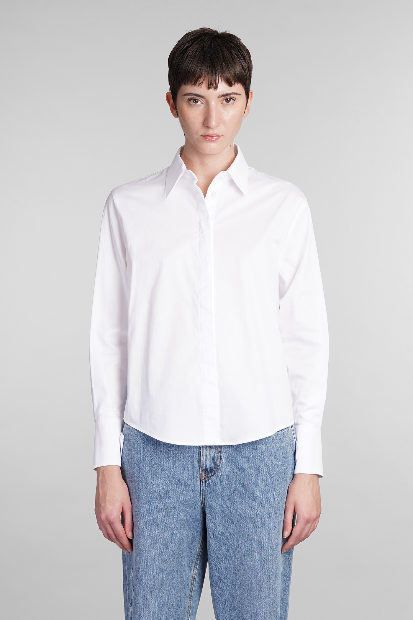 Cocoa Shirt In White Cotton