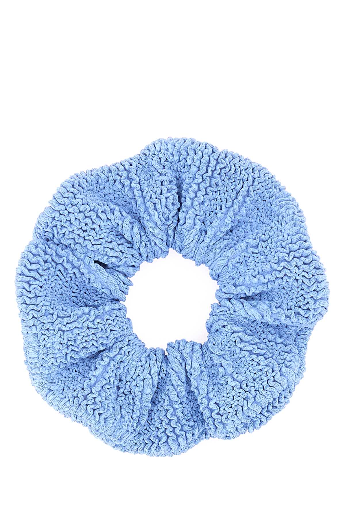 Light Blue Fabric Scrunchie