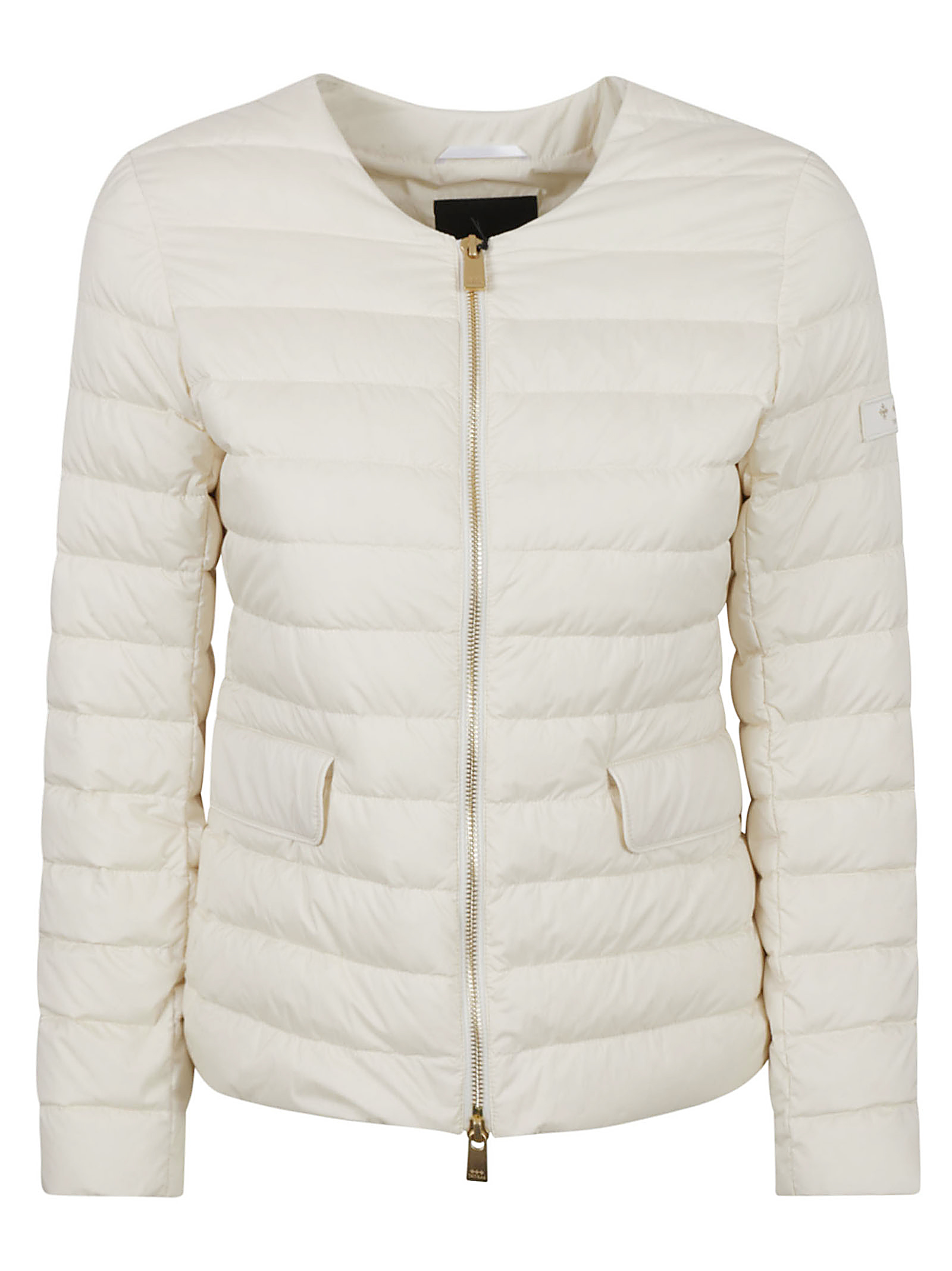 Round Neck Zip Padded Jacket