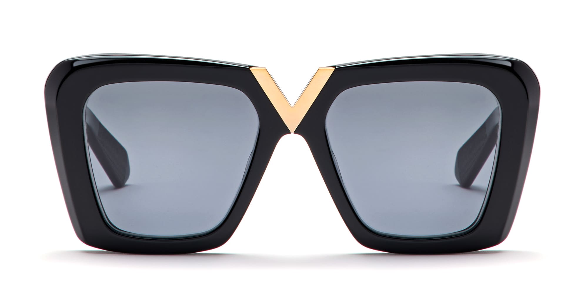 VALENTINO V-GOLD-II - BLACK / GOLD SUNGLASSES 