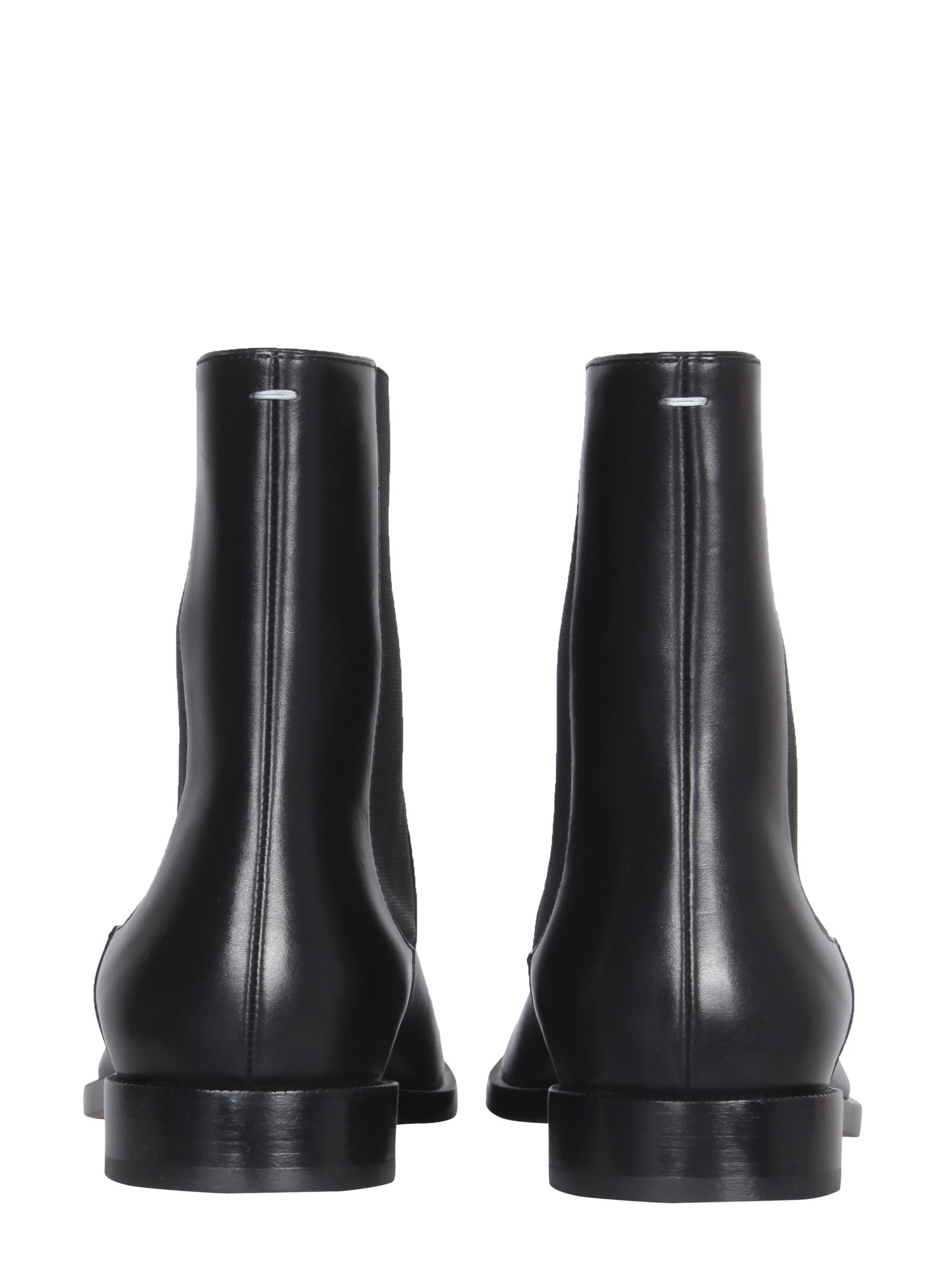 Shop Maison Margiela Tabi Boots In Black