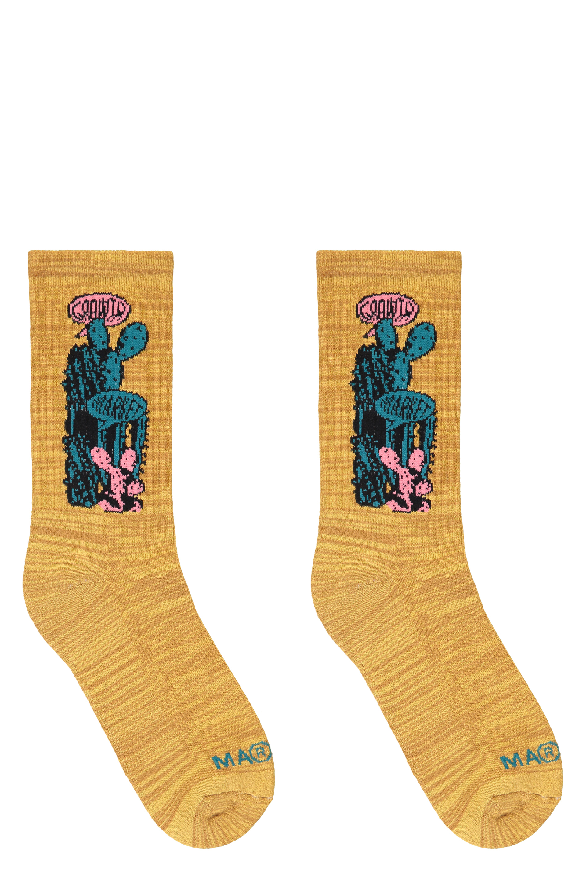 Market Cotton Socks In Orange