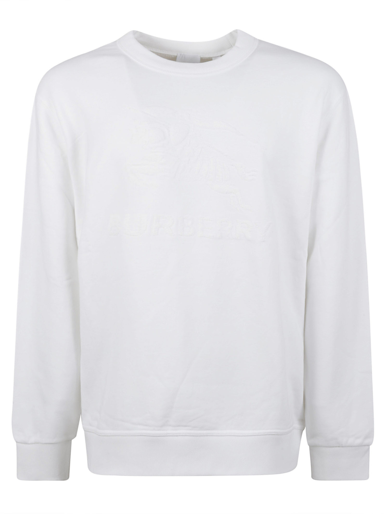 Logo Embroidered Rib Sweatshirt