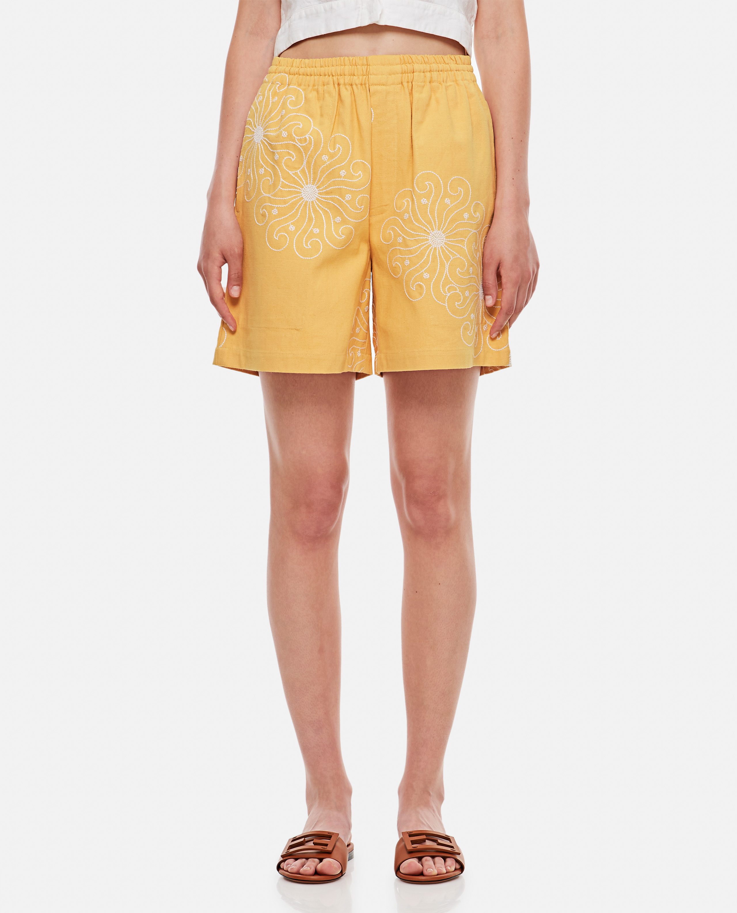 Soleil Cotton Blend Shorts