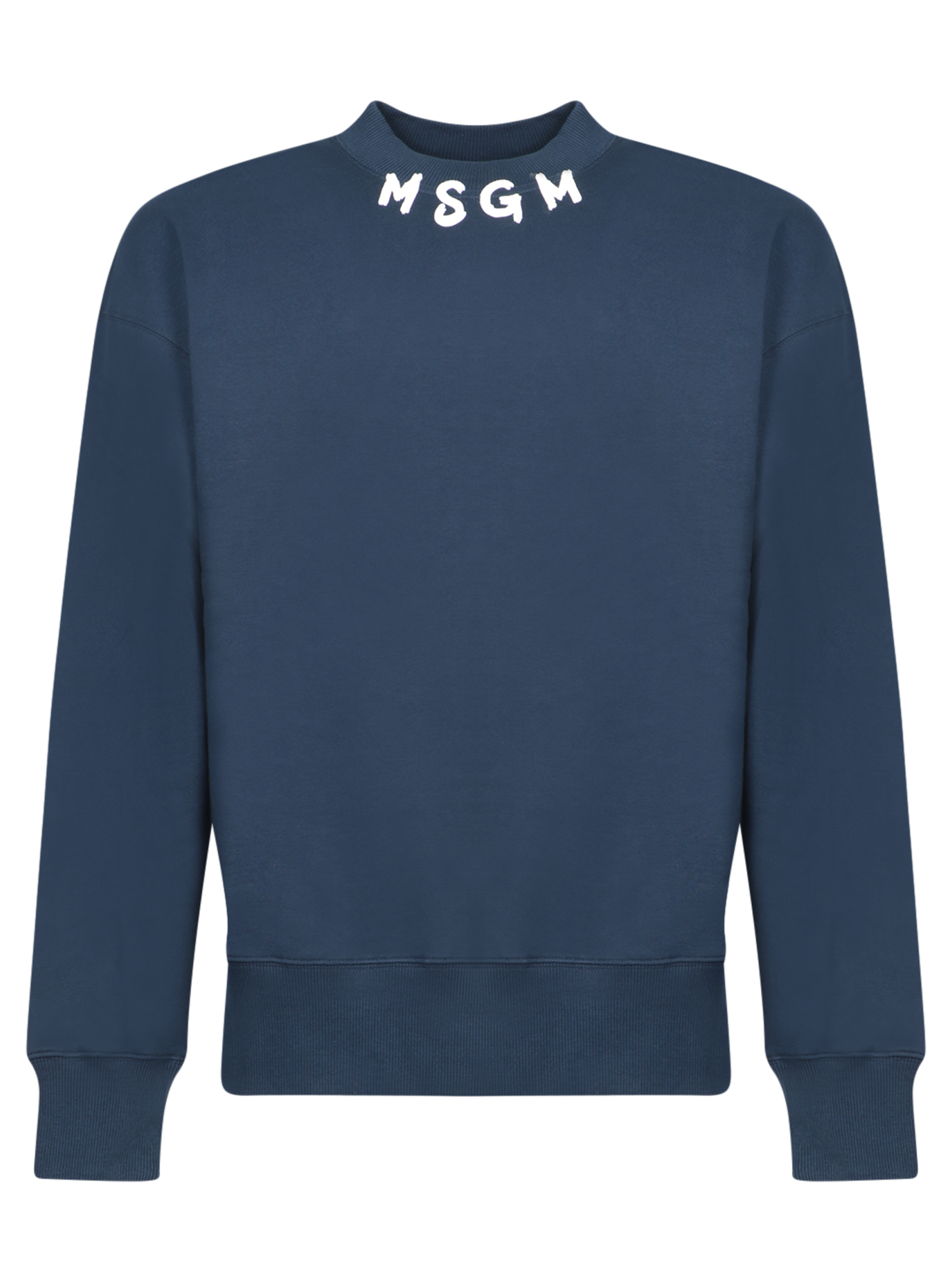 Logo Blue Crewneck Sweatshirt