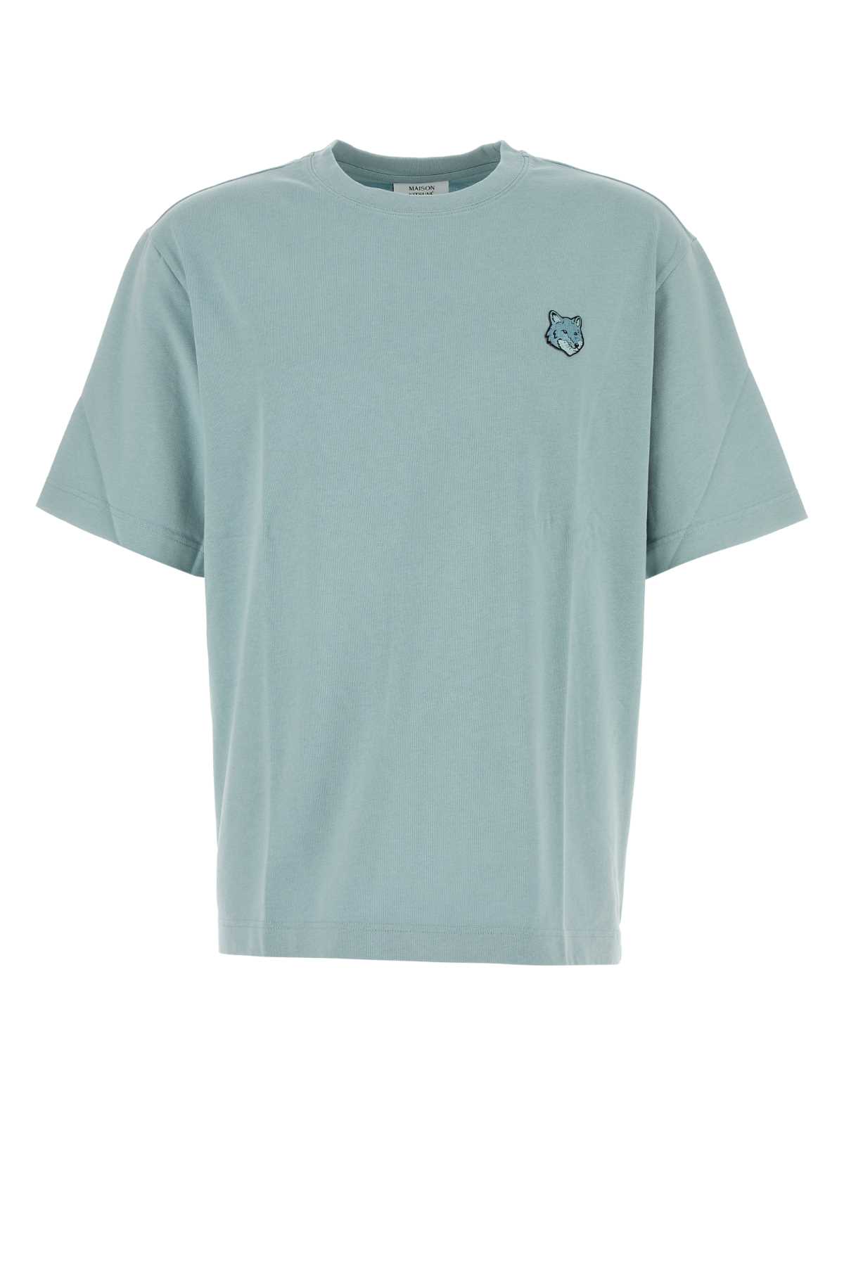 Maison Kitsuné Powder Blue Cotton T-shirt